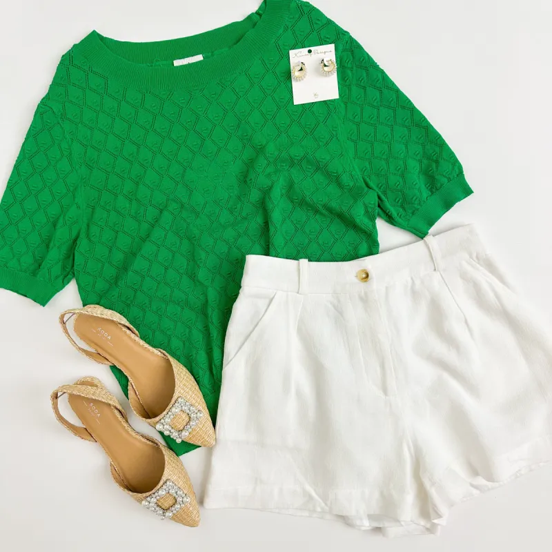 Kellie Knit Sweater Top sold by Mimosa