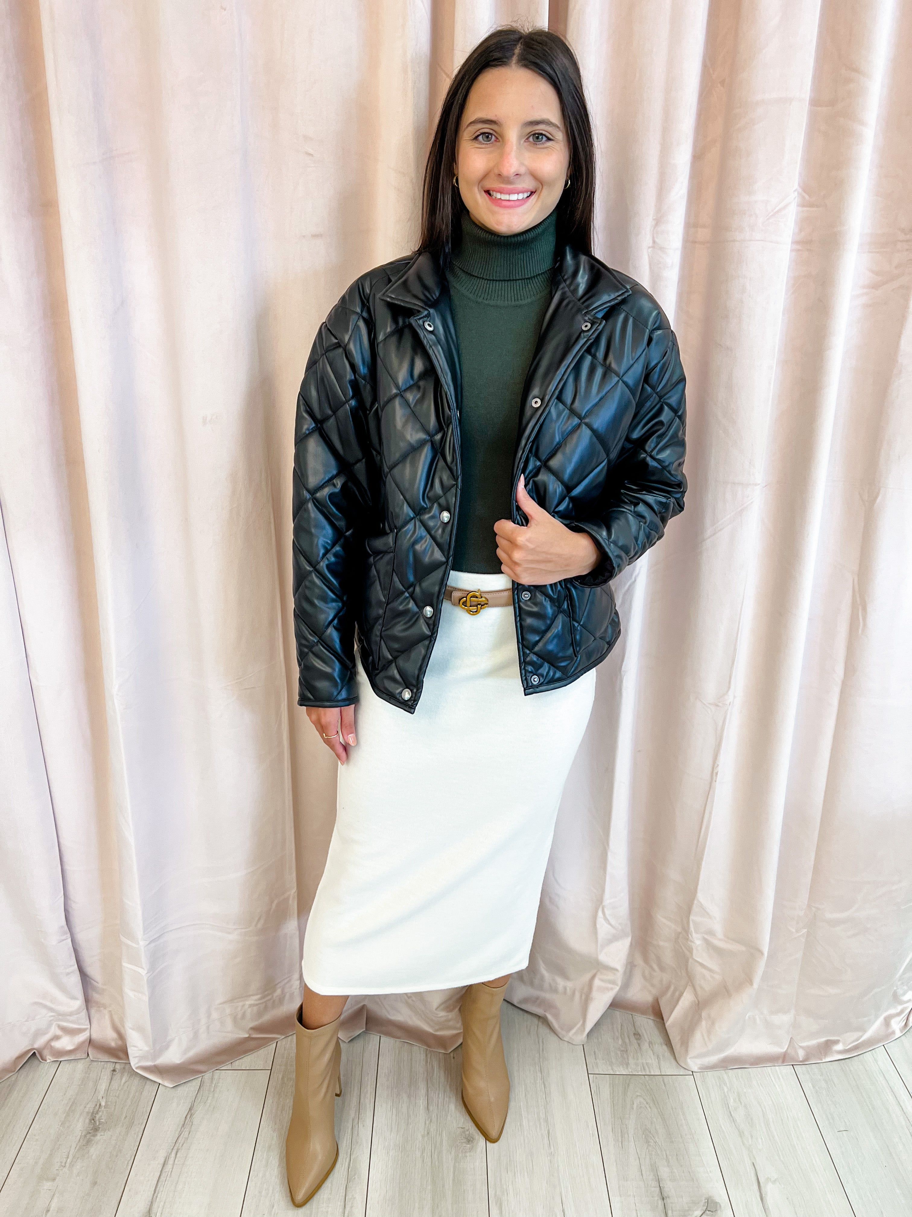 ZS Heritage Faux Leather Jacket sold by Mimosa