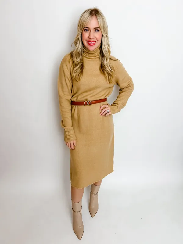 Toffee Nut Sweater Dress sold by Mimosa