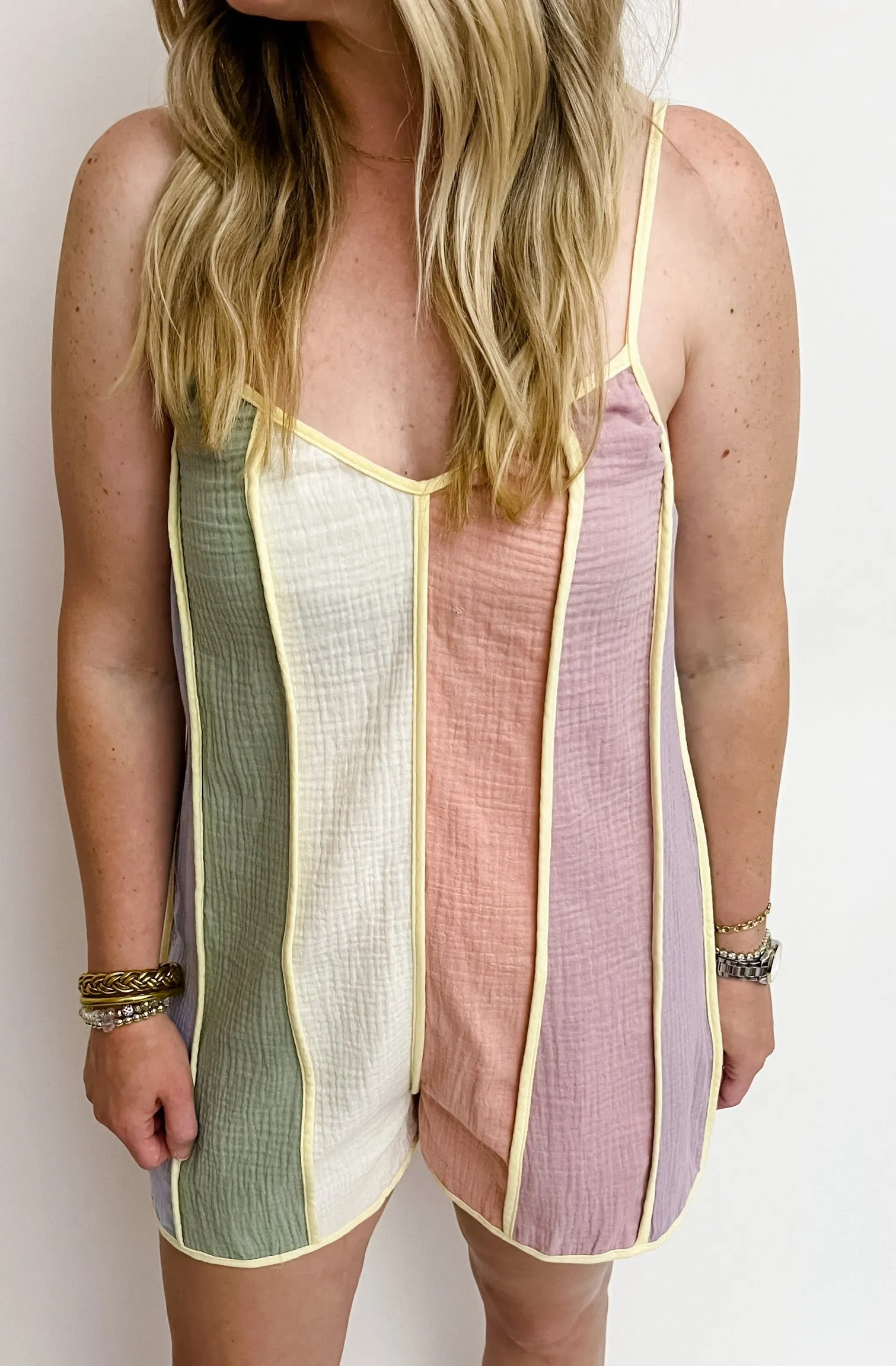 Pax Striped Playsuit sold by Mimosa product image thumbnail 3