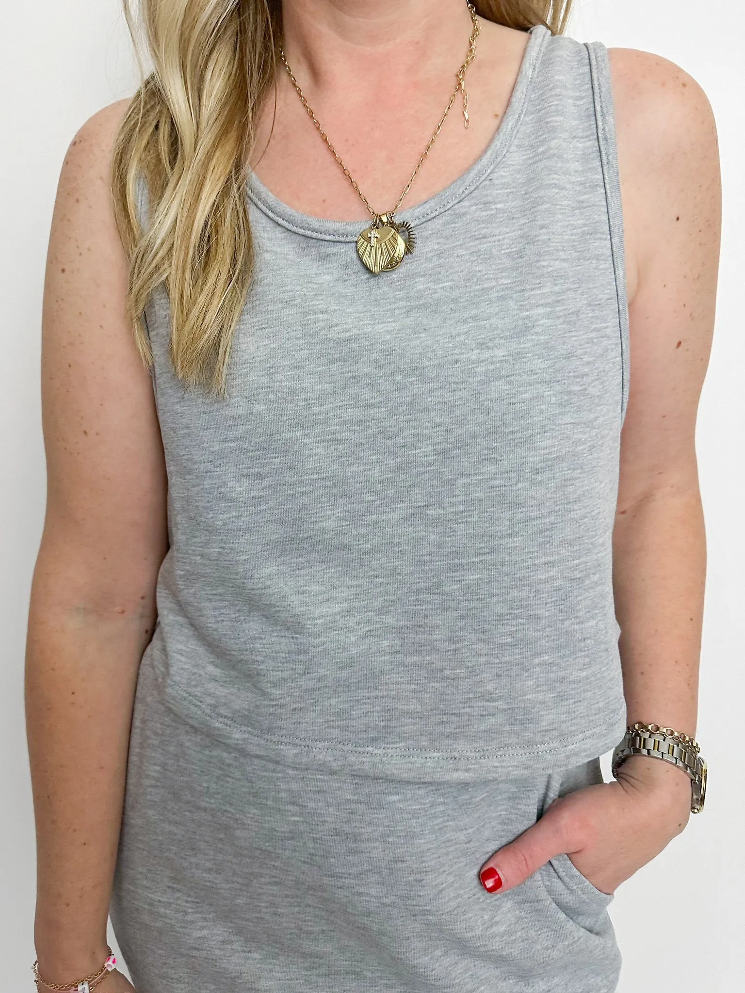 Break A Sweat Crop Tank sold by Mimosa product image thumbnail 2