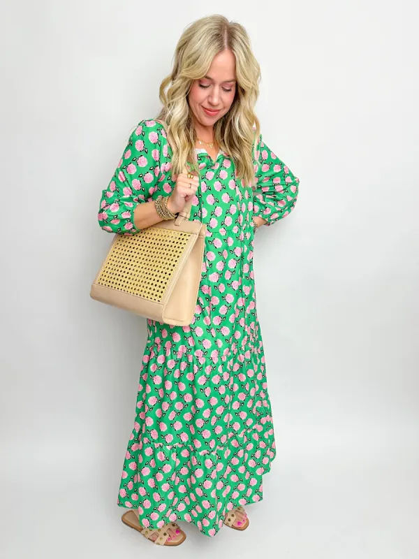 Mallorca Floral Maxi Dress sold by Mimosa