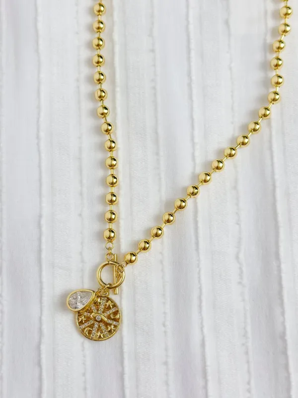Gemelli Elisa Coin Necklace sold by Mimosa