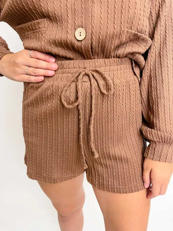 Darcy Cable Knit Short sold by Mimosa