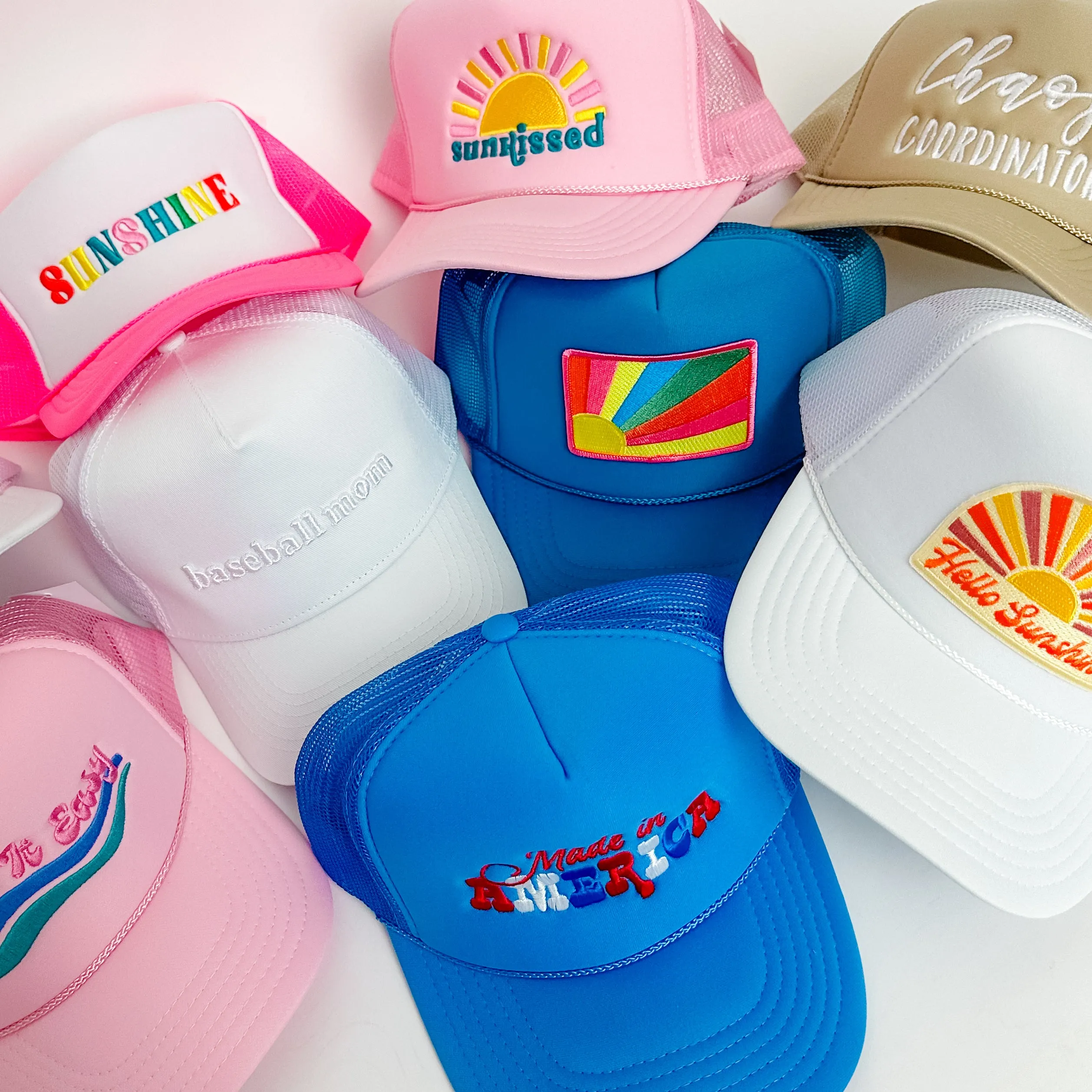 Made in America Foam Trucker Hat sold by Mimosa product image thumbnail 3