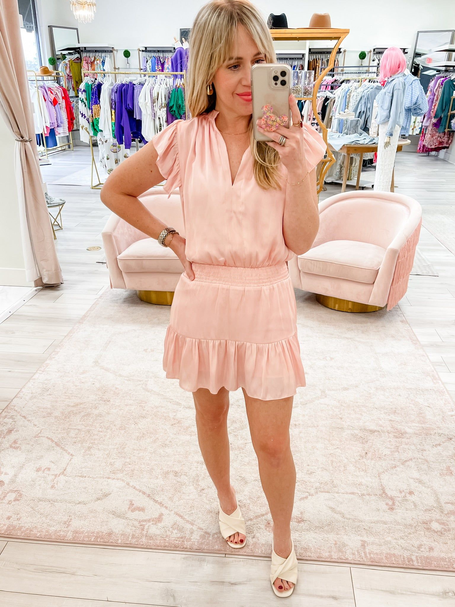 Kiki Silky Skort Romper sold by Mimosa product image thumbnail 3