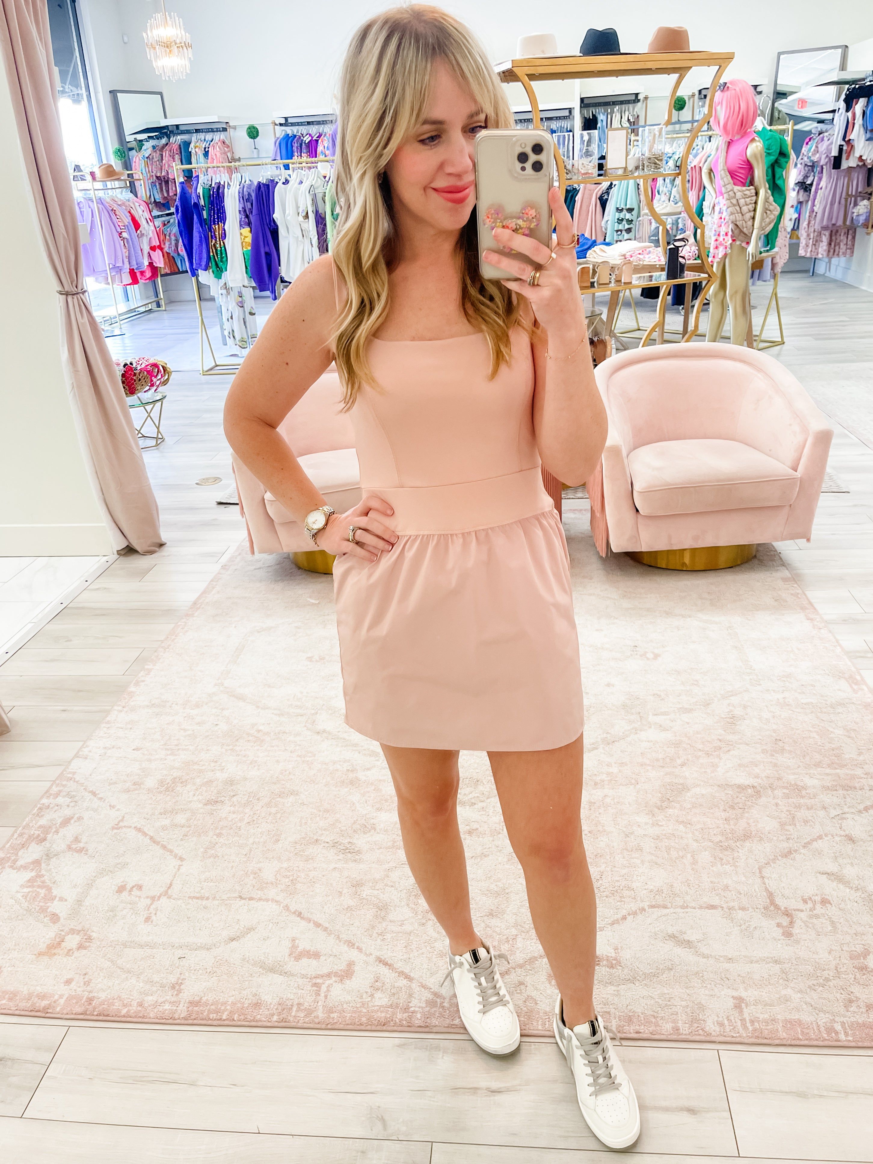 See Ya Square Neck Active Dress sold by Mimosa product image thumbnail 3