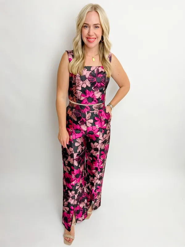 Kimber Floral Crop Tank sold by Mimosa