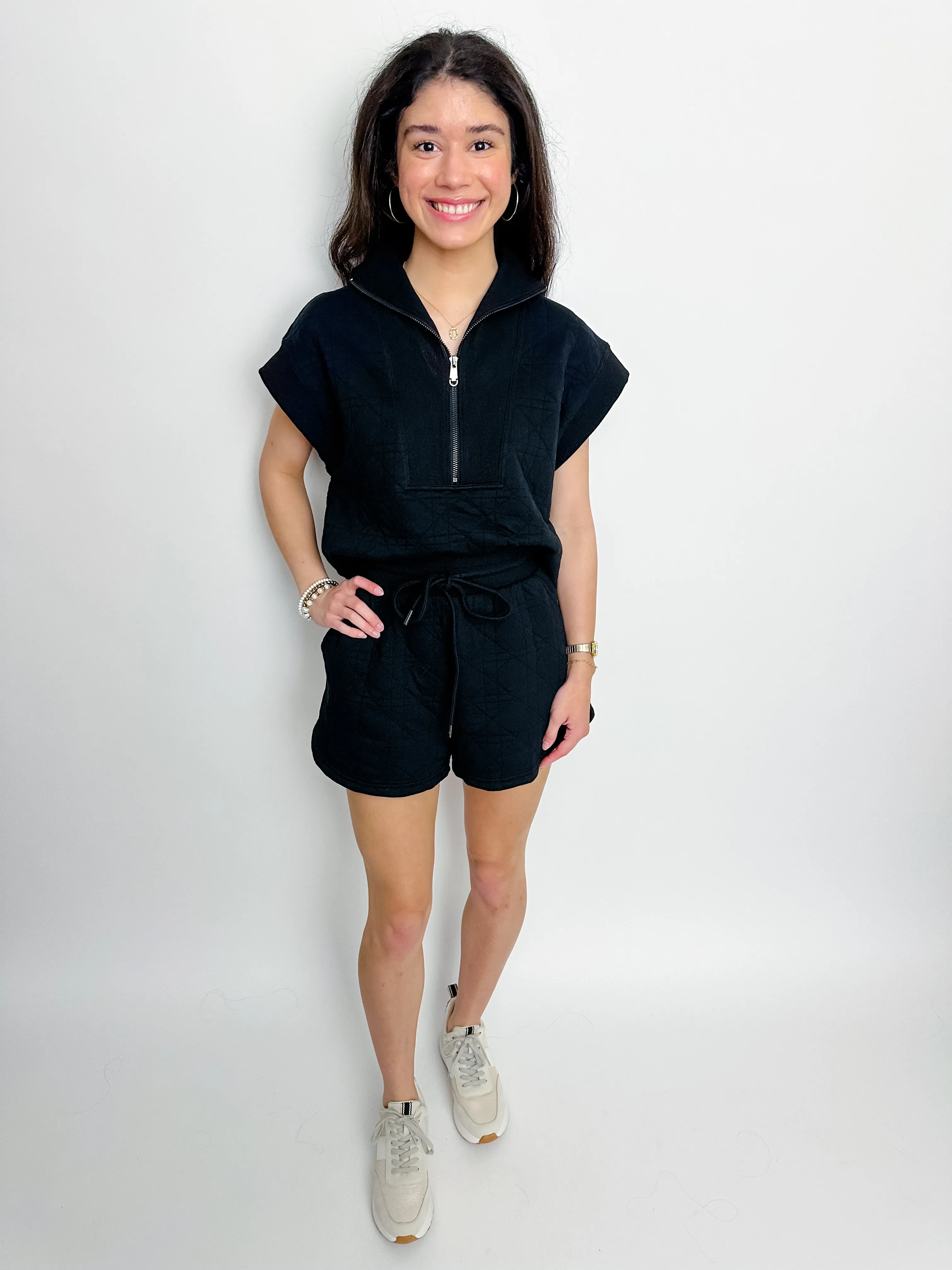 Diamond Quilted Gym Short sold by Mimosa product image thumbnail 5