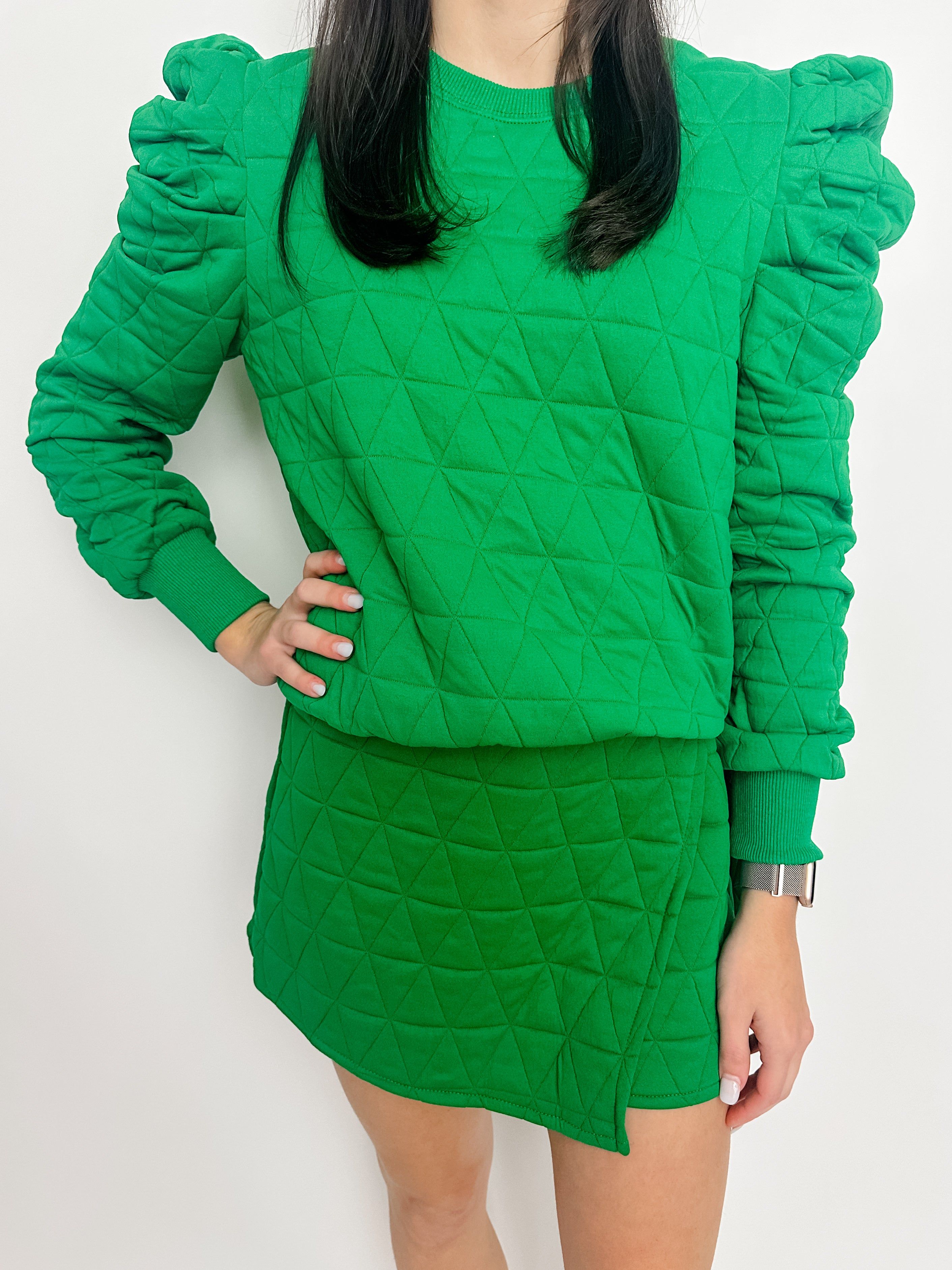 Fresh Air Quilted Sweater sold by Mimosa product image thumbnail 4