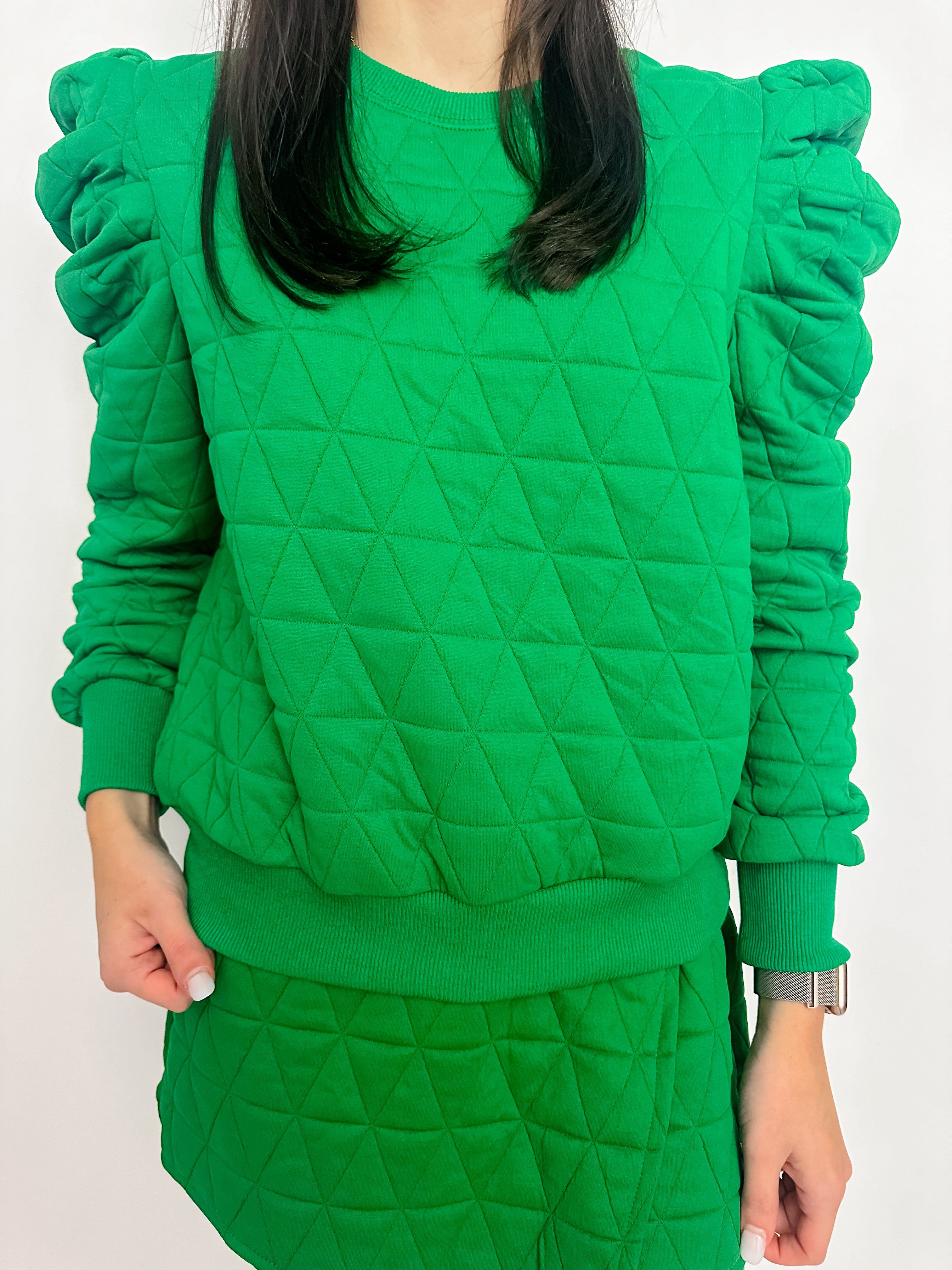 Fresh Air Quilted Sweater sold by Mimosa product image thumbnail 5