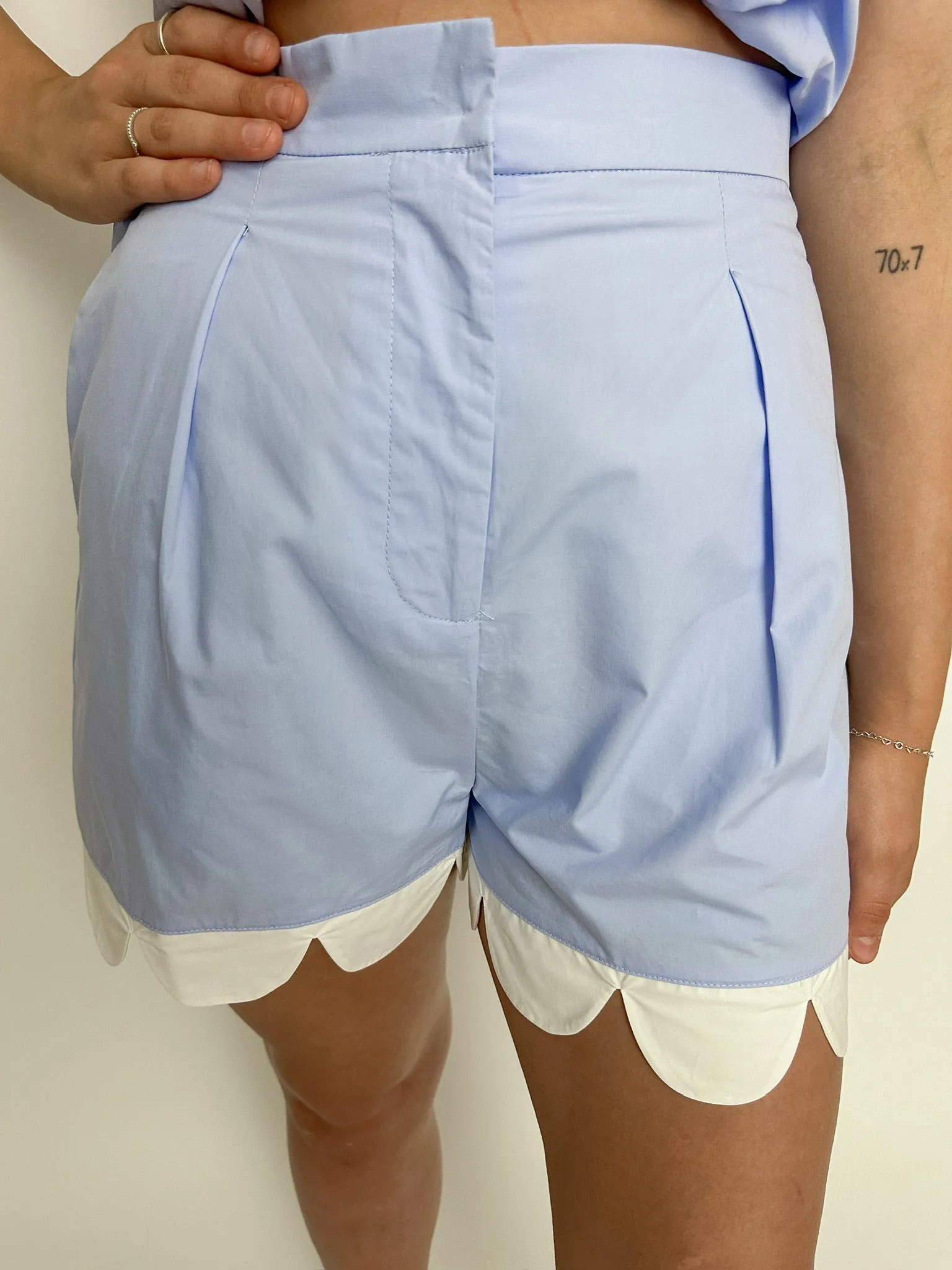 Landry Scallop Edge Short sold by Mimosa product image thumbnail 2