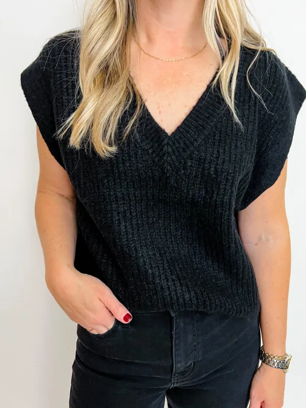 Can't Be Matched Oversized Sweater Vest sold by Mimosa