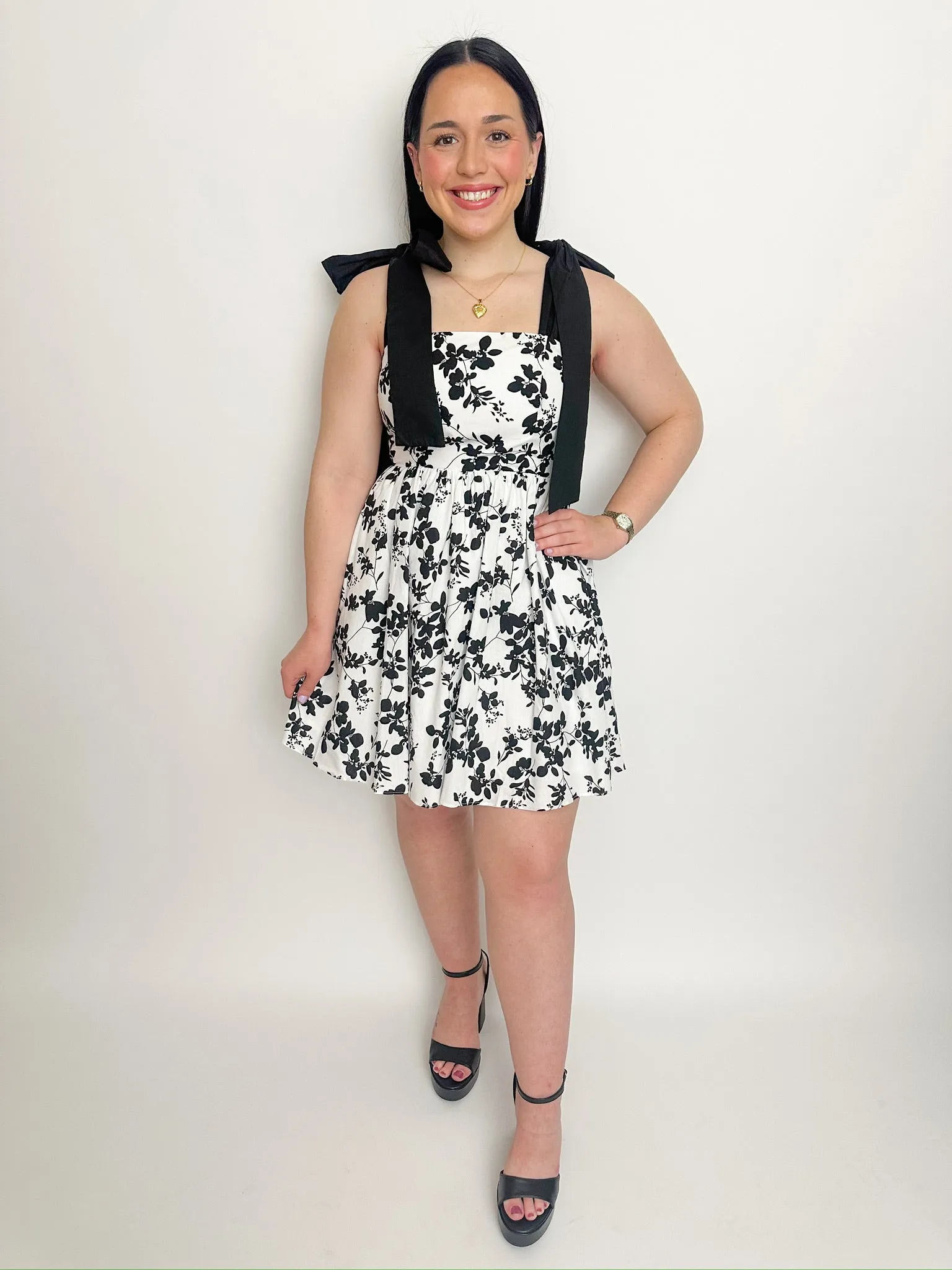 Londyn Bow Strap Cocktail Dress sold by Mimosa