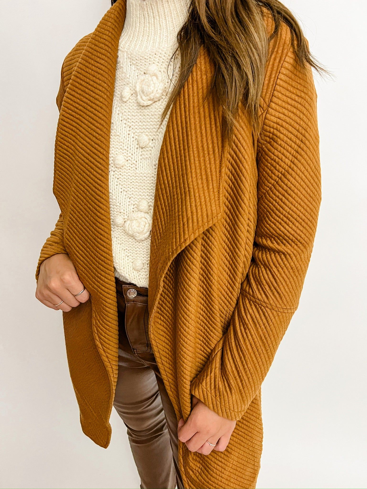 Out and About Open Front Cardi sold by Mimosa product image thumbnail 2