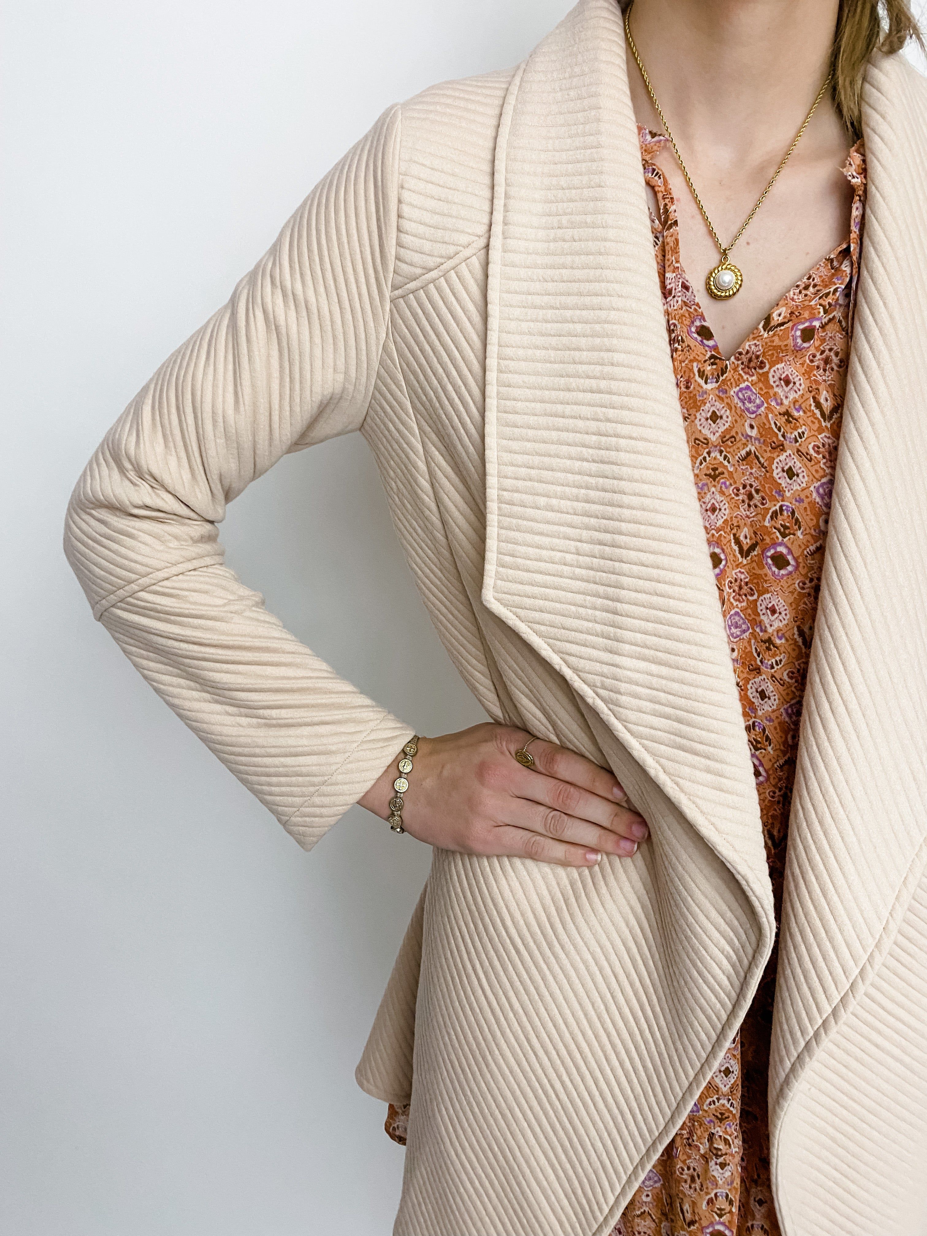 Out and About Open Front Cardi sold by Mimosa product image thumbnail 4