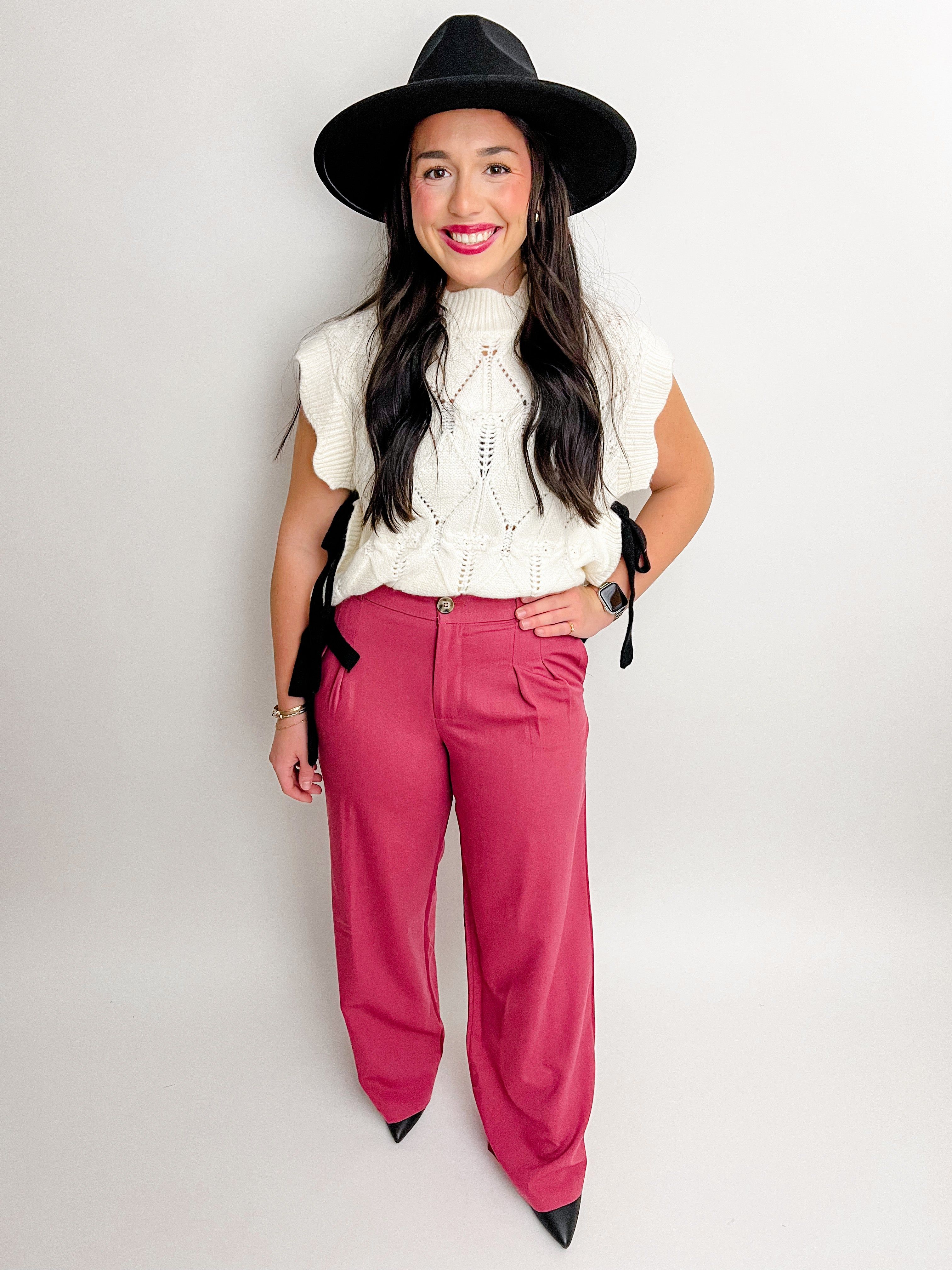 Espresso Wide Leg Trouser sold by Mimosa product image thumbnail 3