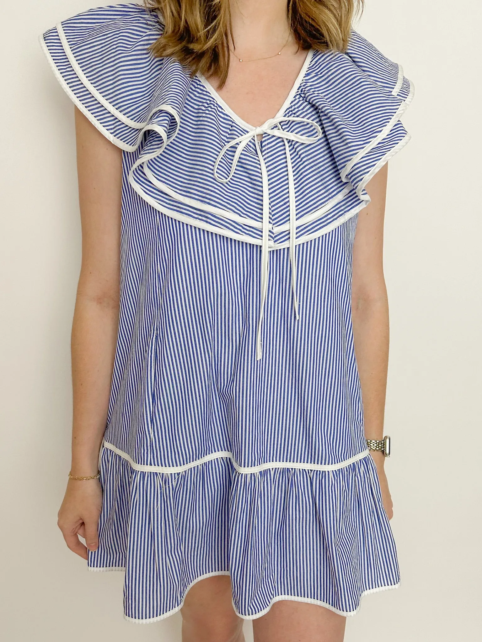High Tide Stripe Mini Dress sold by Mimosa product image thumbnail 2