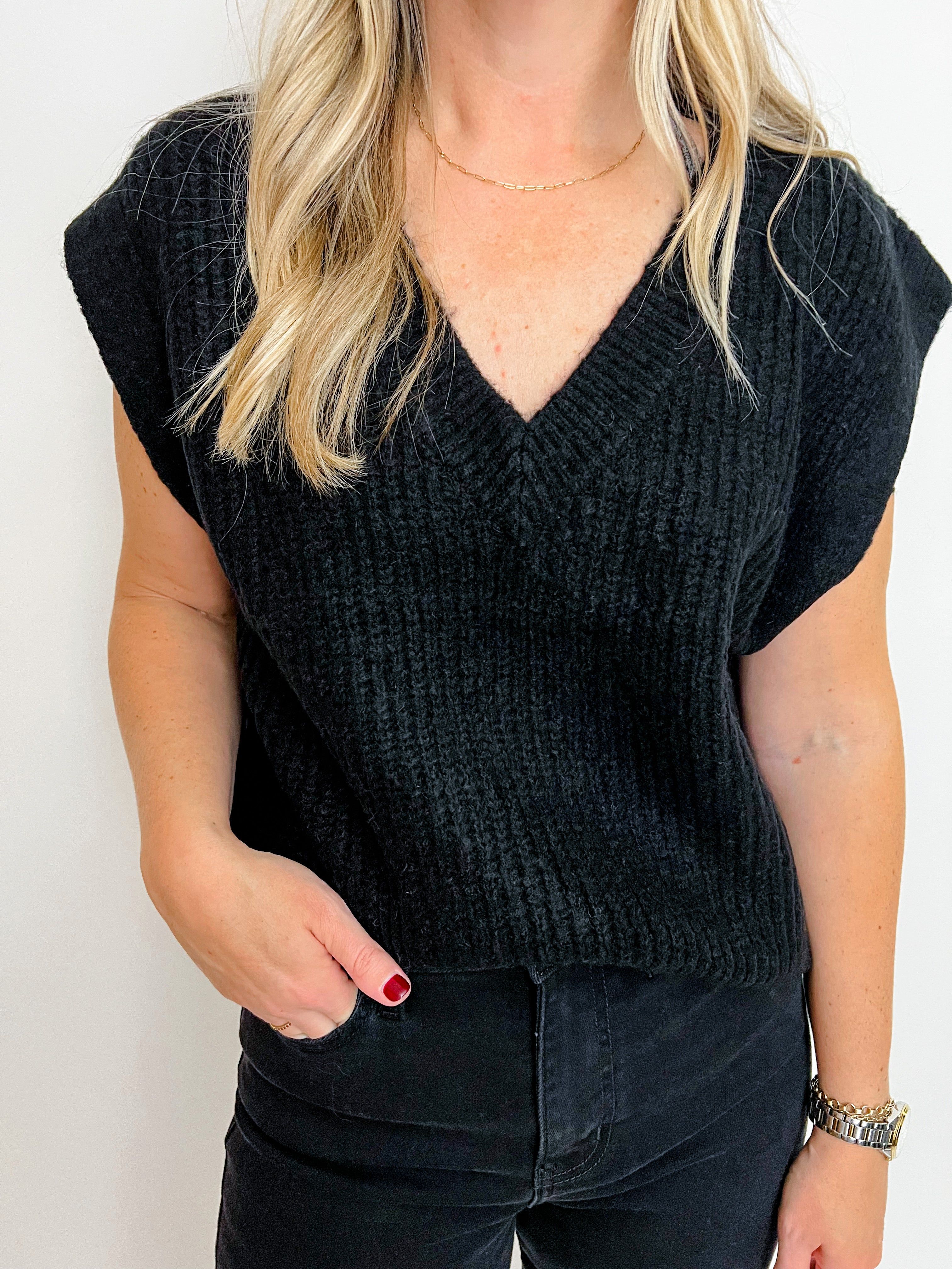 Can't Be Matched Oversized Sweater Vest sold by Mimosa