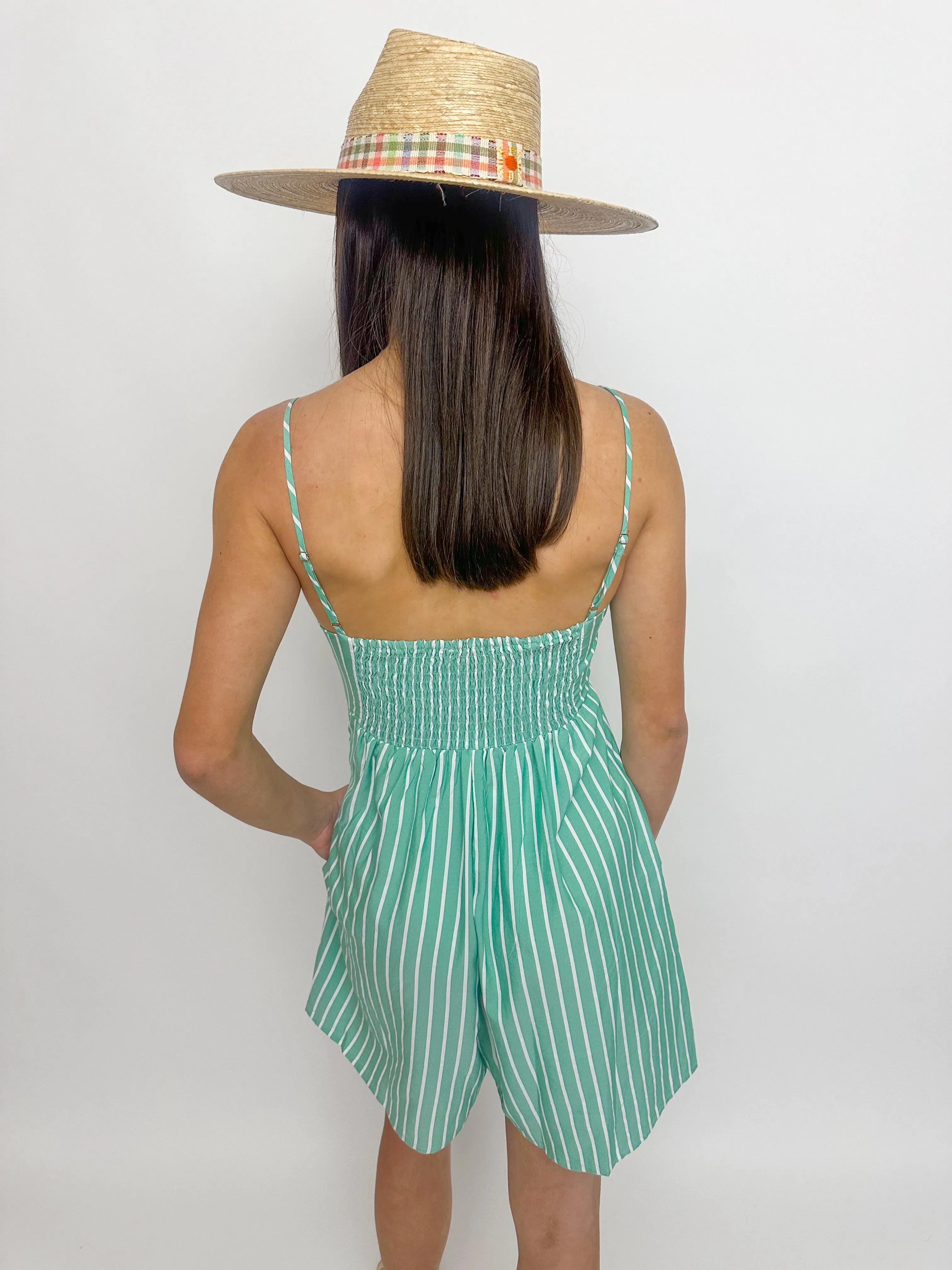 Traditions Striped Romper sold by Mimosa product image thumbnail 3