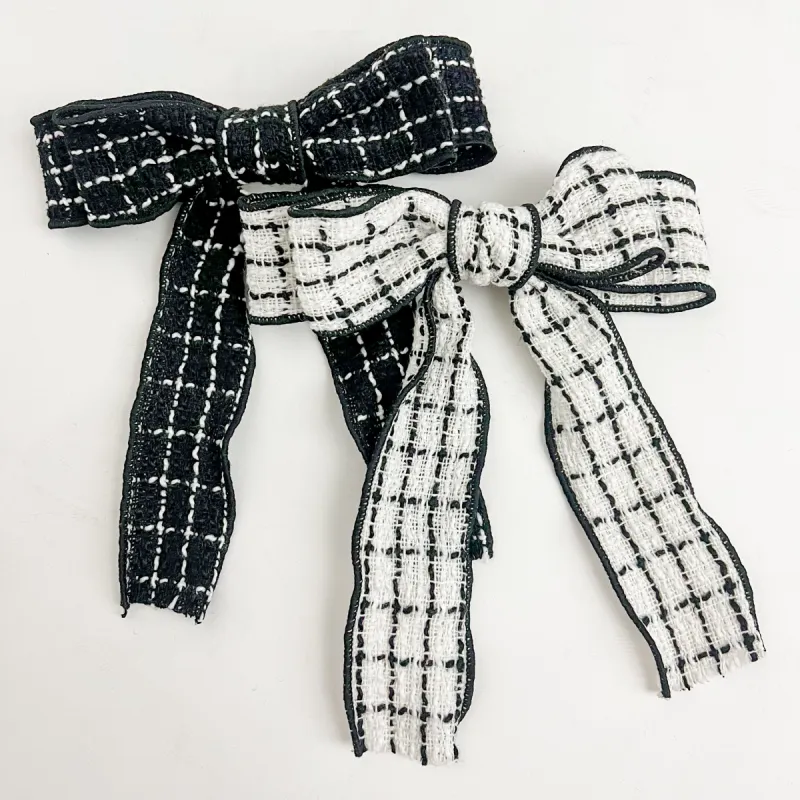 Gemelli Tracey Tweed Bow sold by Mimosa