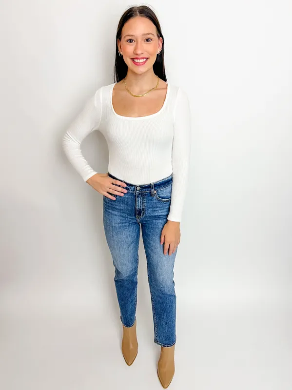 Key Square Neck Knit Top sold by Mimosa