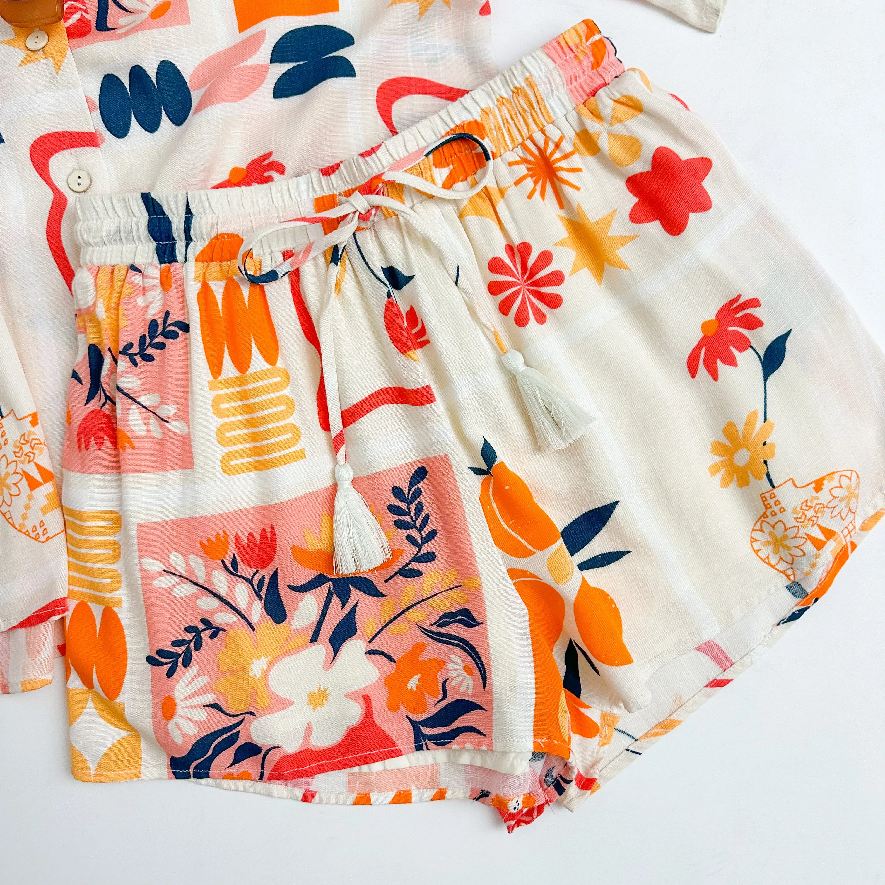Citrus Summer Button Up & Short Set sold by Mimosa product image thumbnail 5