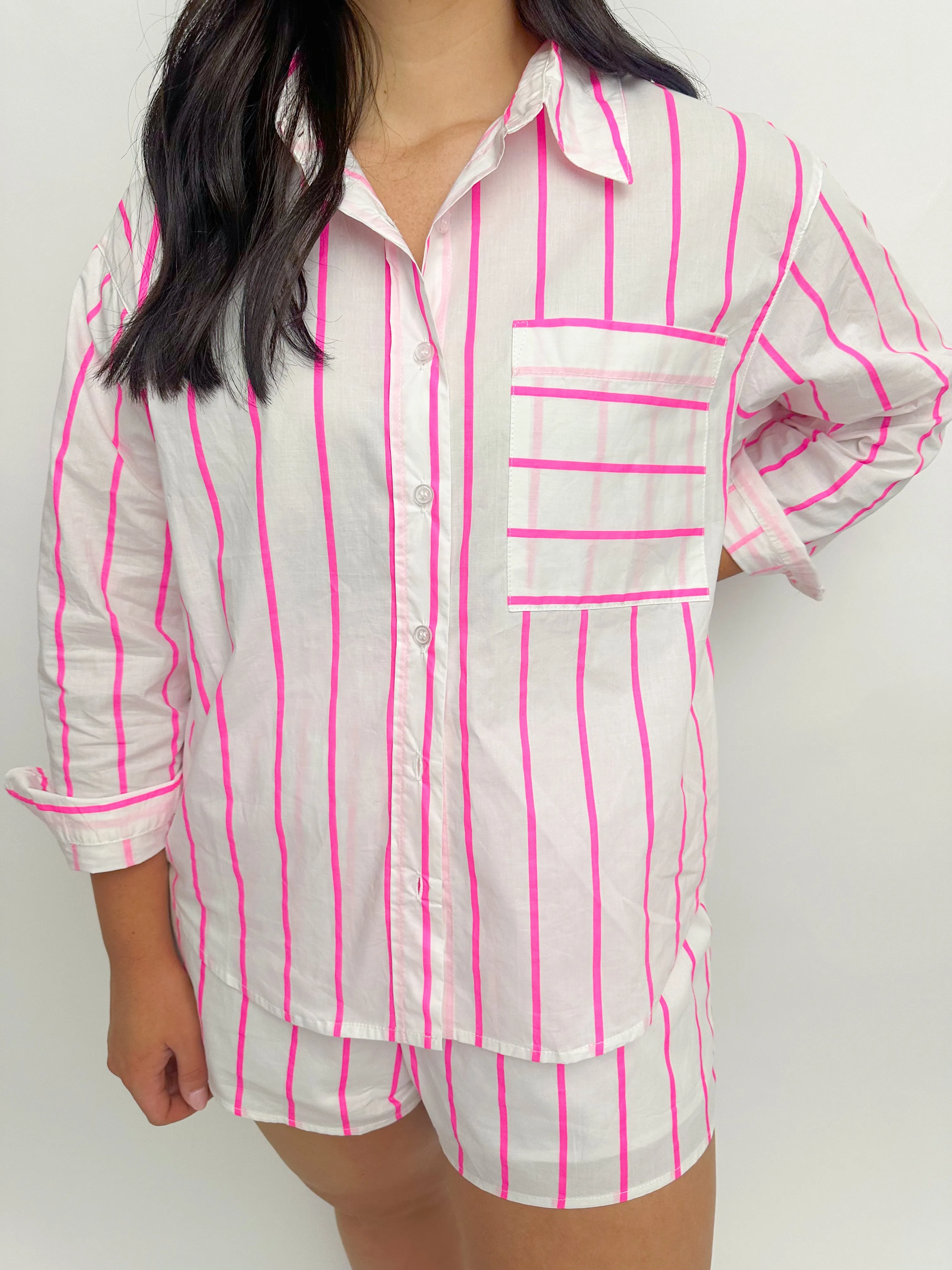 Bright Stripe Button Up sold by Mimosa product image thumbnail 2