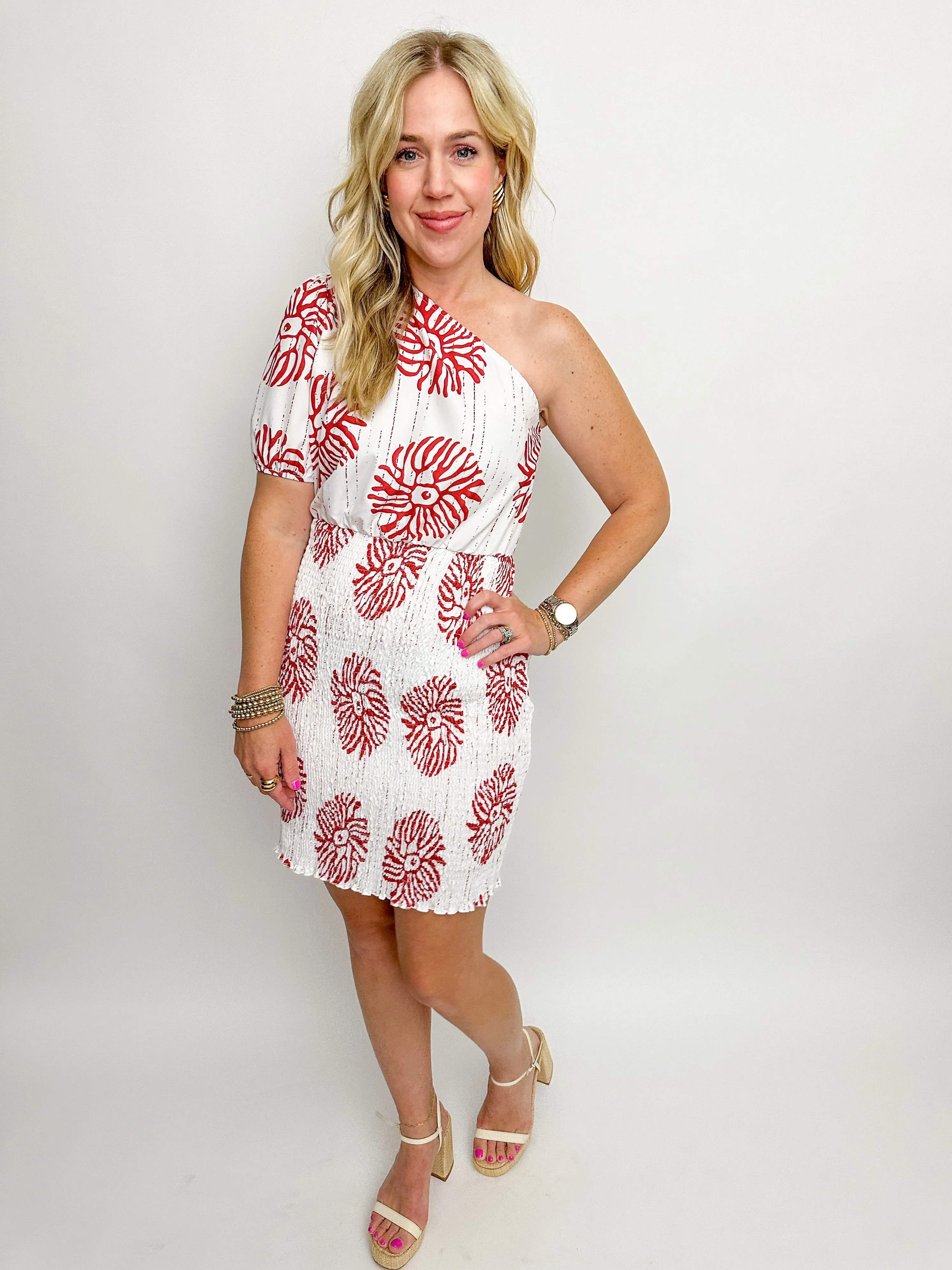 Malta One Shoulder Mini Dress sold by Mimosa product image thumbnail 4