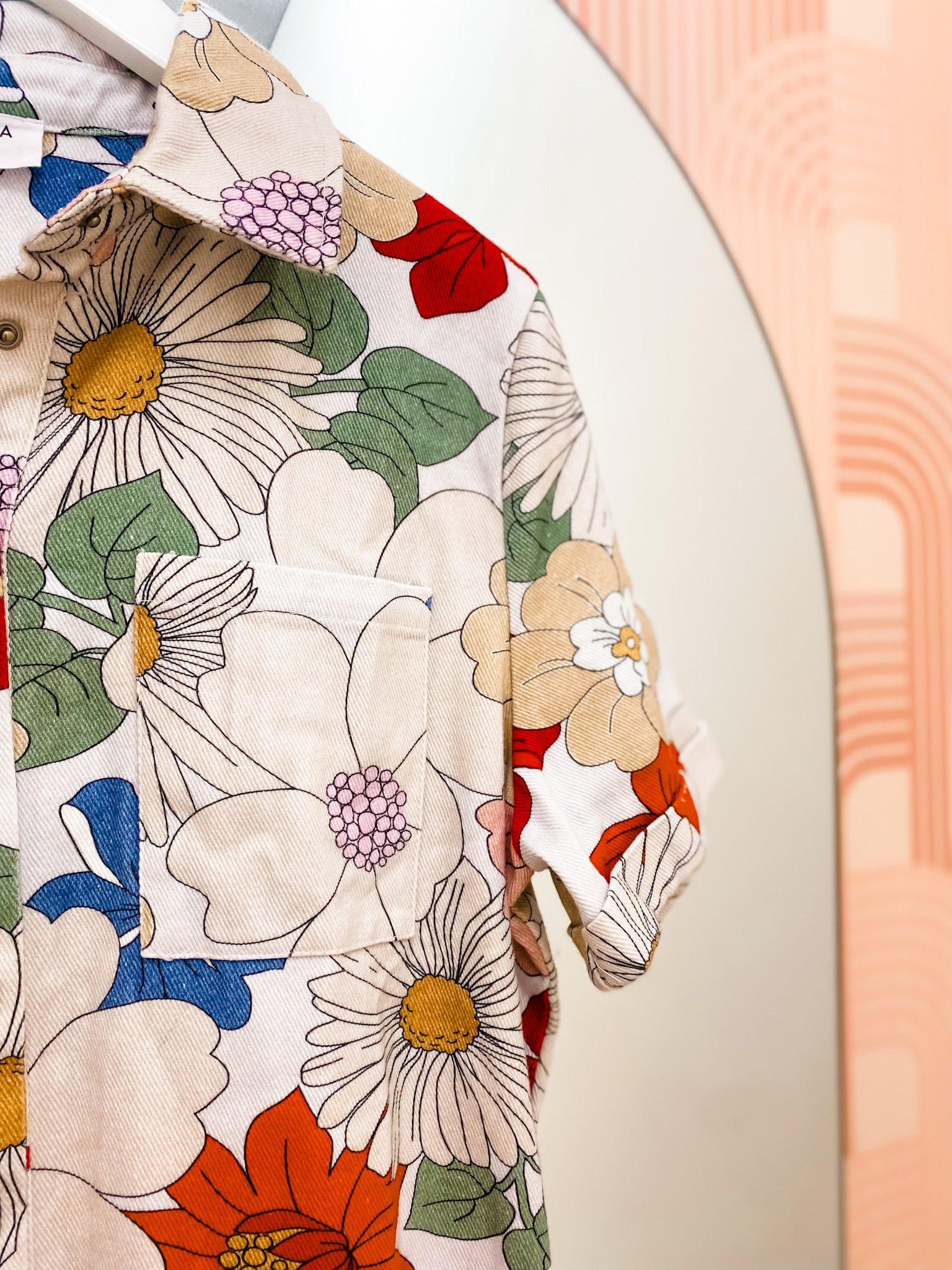 Good Life Floral Romper sold by Mimosa product image thumbnail 3