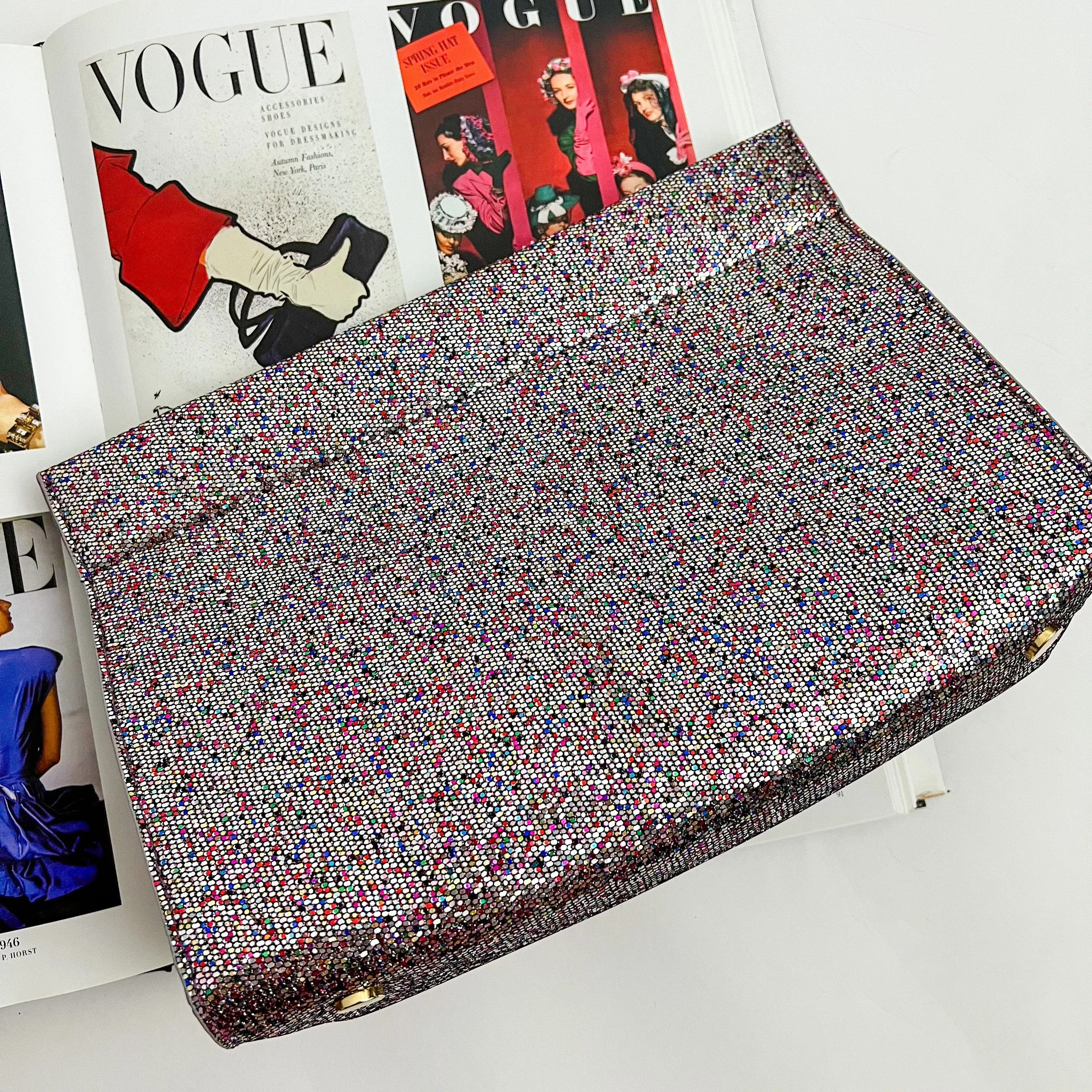 Glitter Envelope Clutch sold by Mimosa product image thumbnail 5