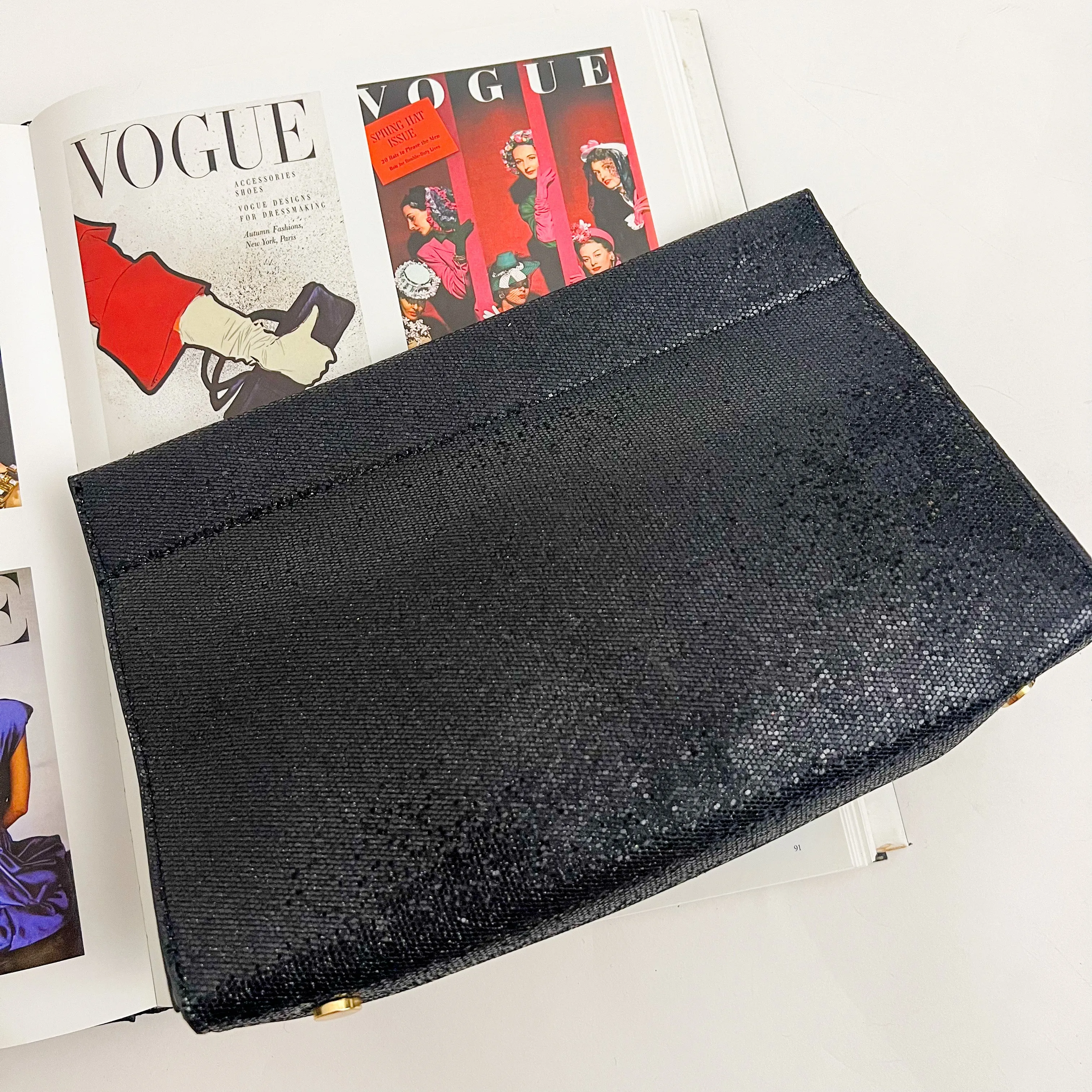 Glitter Envelope Clutch sold by Mimosa product image thumbnail 4