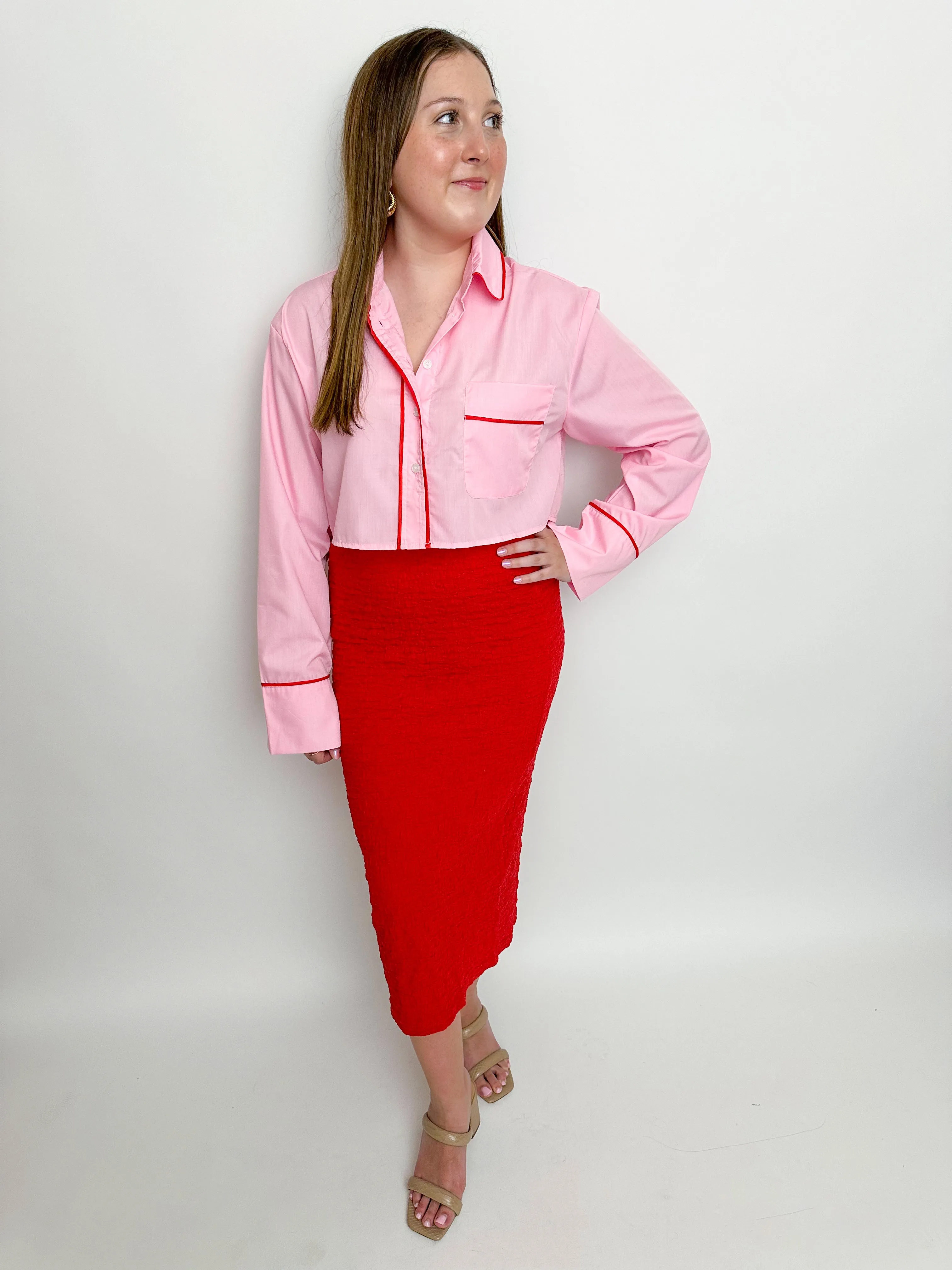 On the Pier Knit Midi Skirt sold by Mimosa product image thumbnail 3