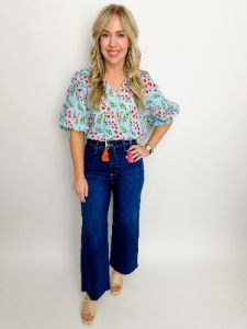 Leanna Floral Blouse sold by Mimosa