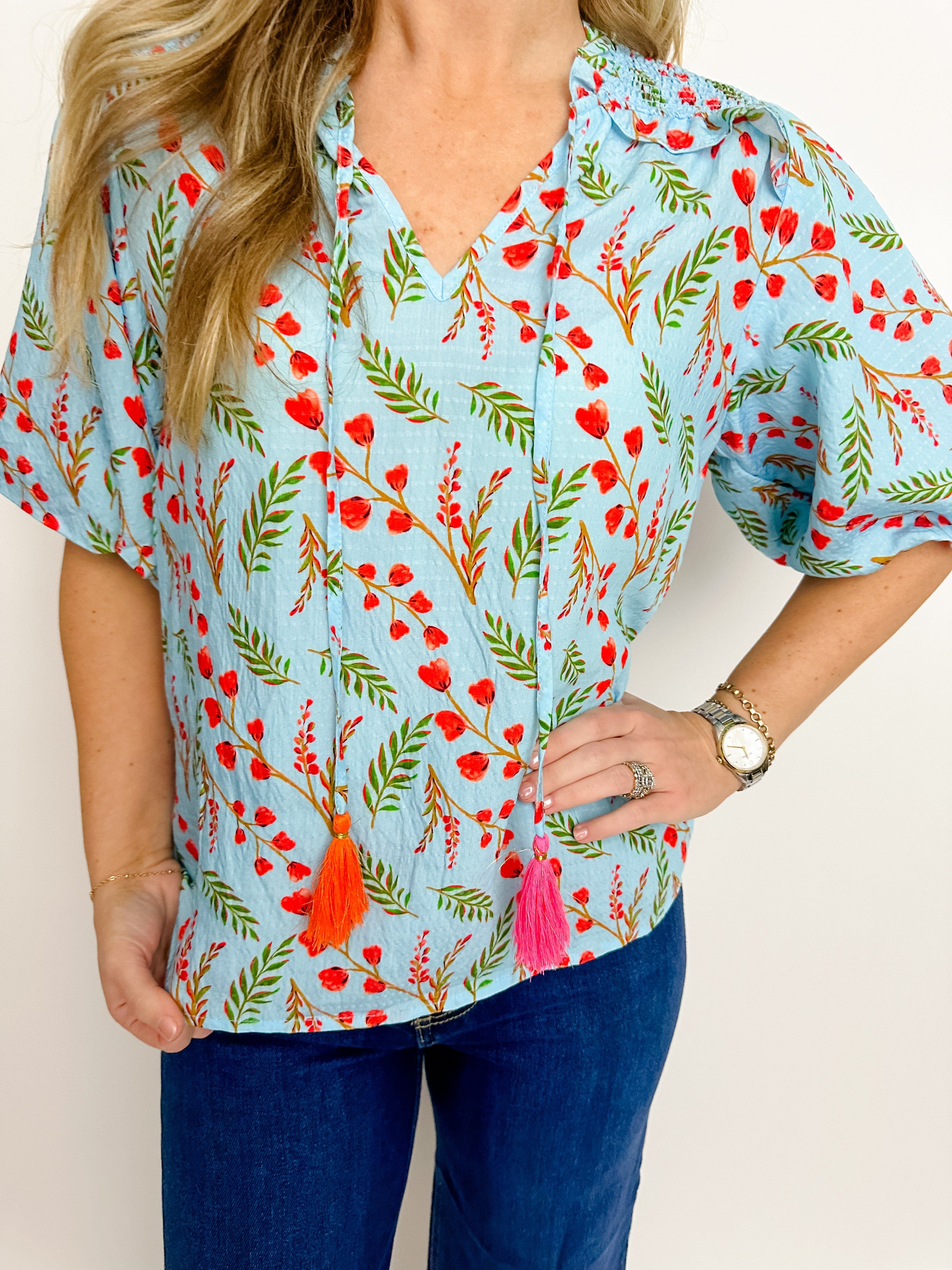 Leanna Floral Blouse sold by Mimosa product image thumbnail 2