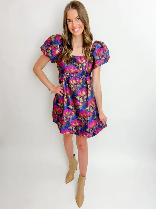 Midnight Dreams Jacquard Dress made by TCEC