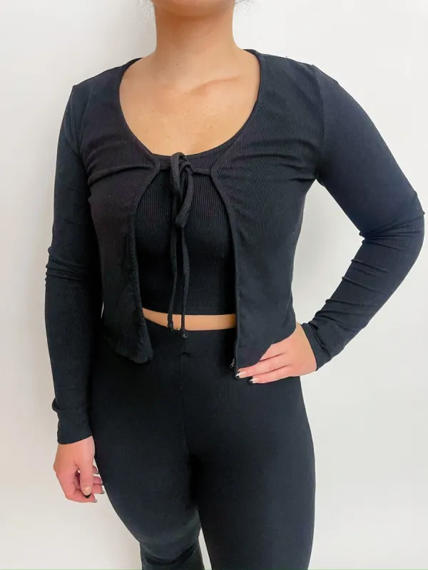 Mia Cardigan Top Set made by Sadie & Sage