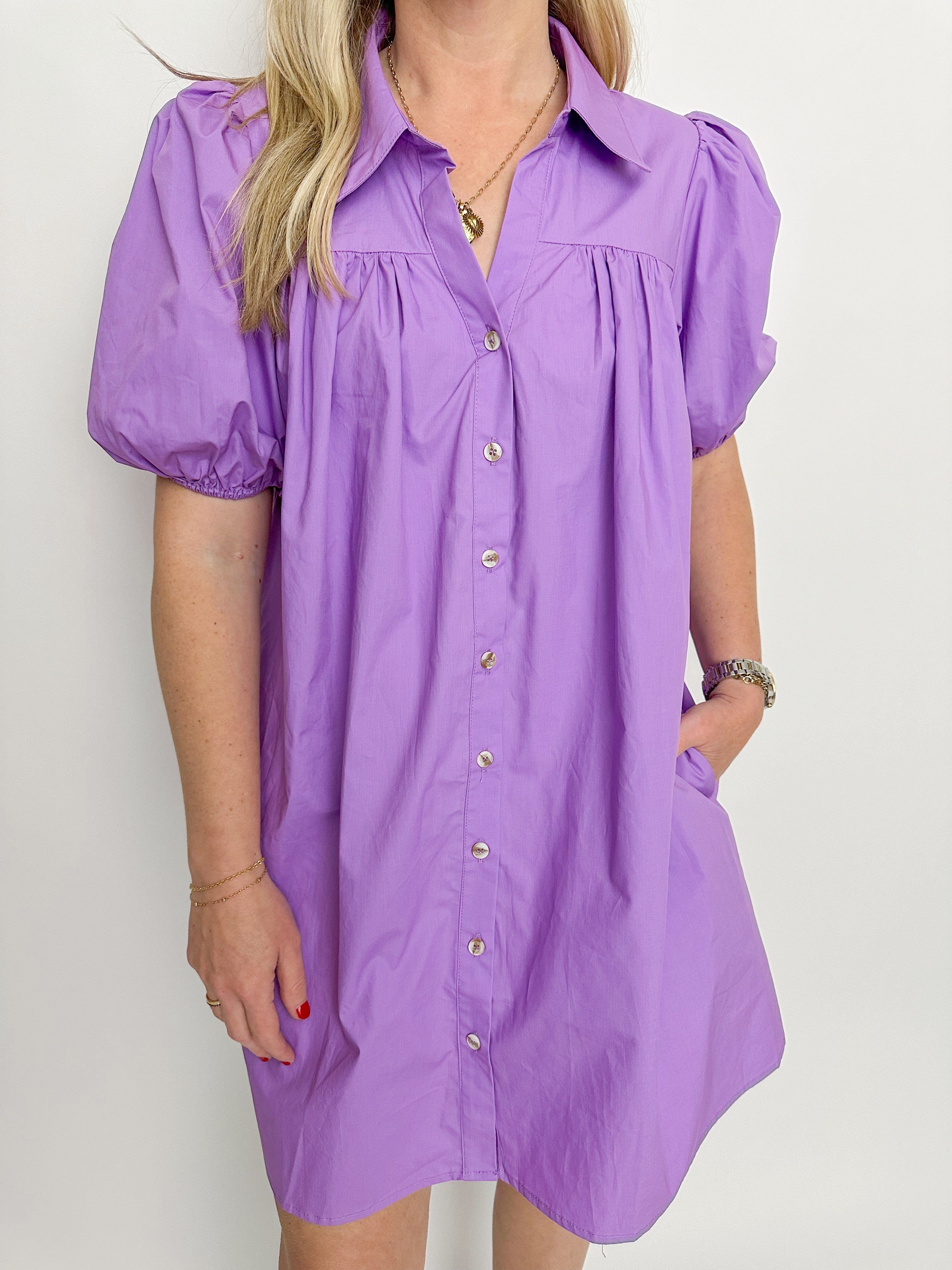 Avery Button Up Shirt Dress sold by Mimosa product image thumbnail 2