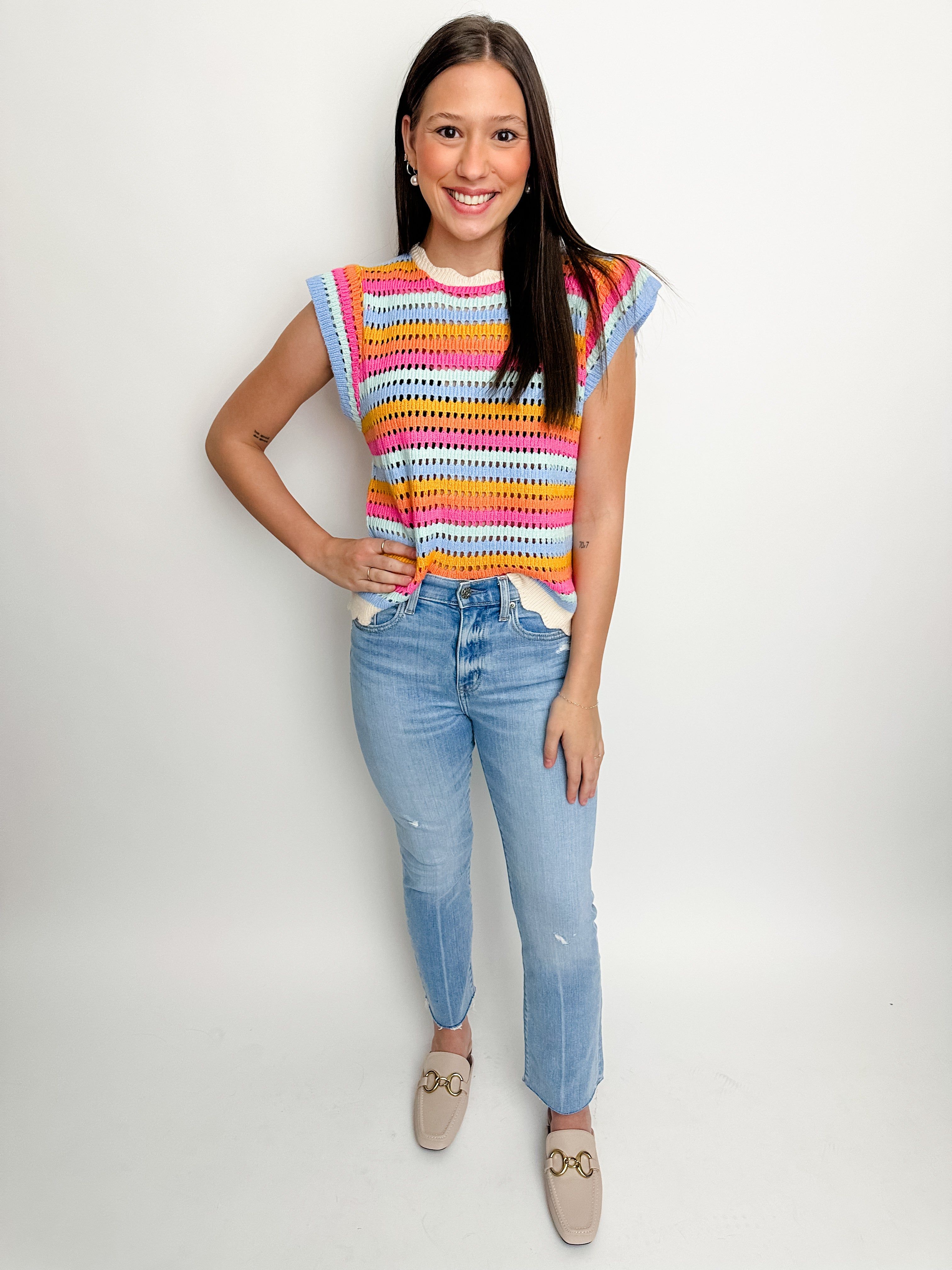 Kels Wavy Hem Knit Top sold by Mimosa product image thumbnail 2