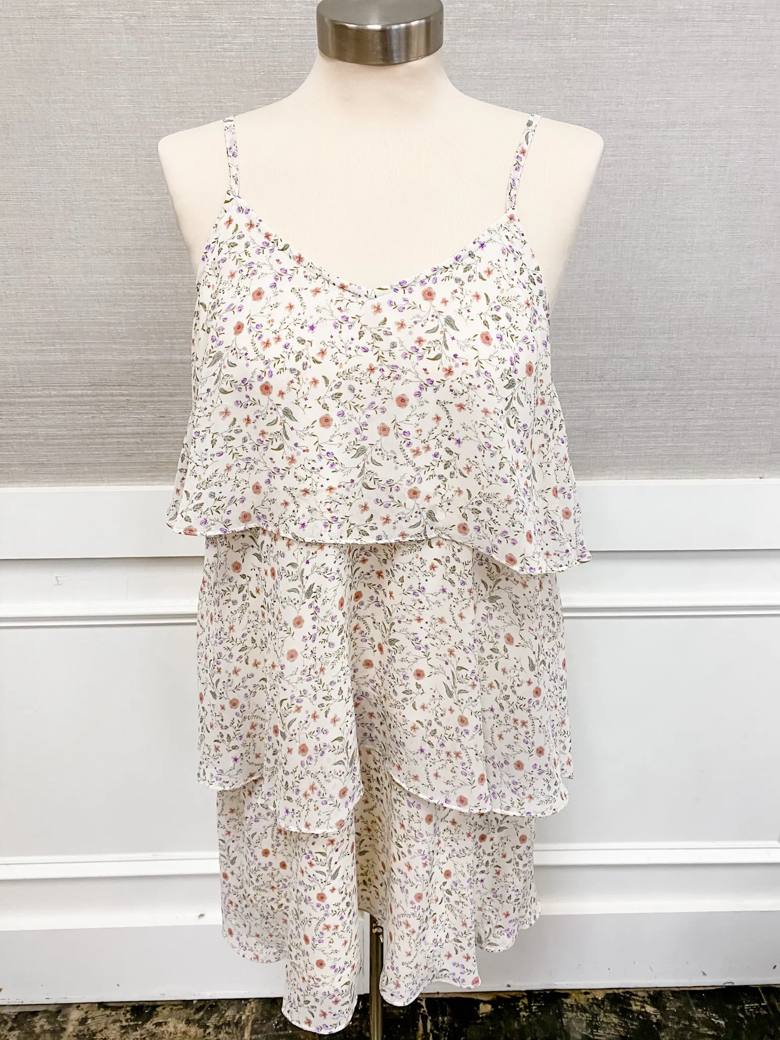 Flirty Floral Tiered Dress sold by Mimosa product image thumbnail 2