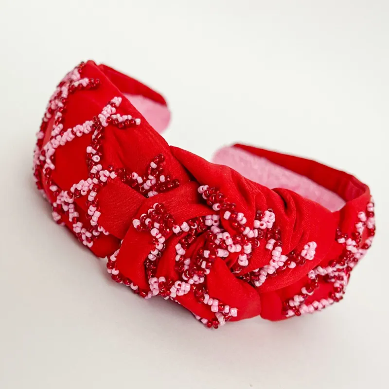 Valentine Sprinkle Beaded Headband sold by Mimosa