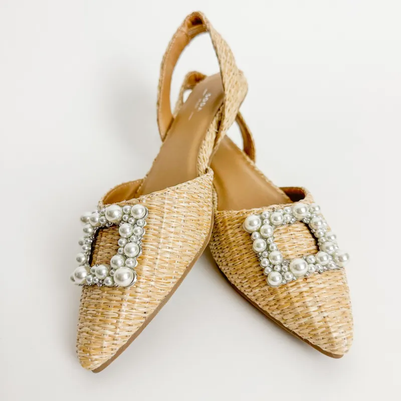 Meryl Raffia Flats sold by Mimosa