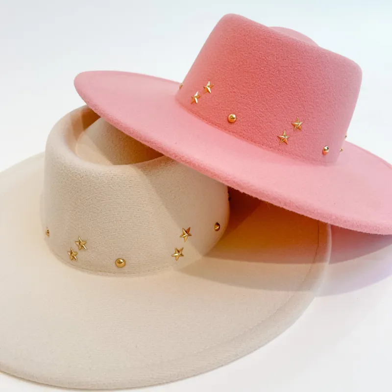 Star Studded Boater Hat sold by Mimosa