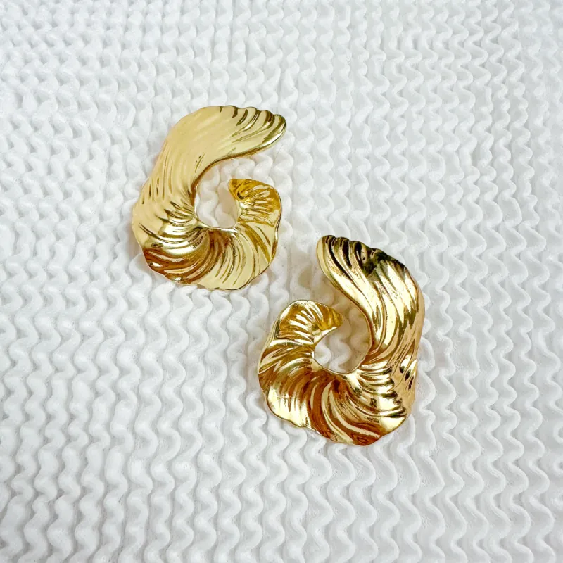 Gia Geometric Stud Earring sold by Mimosa