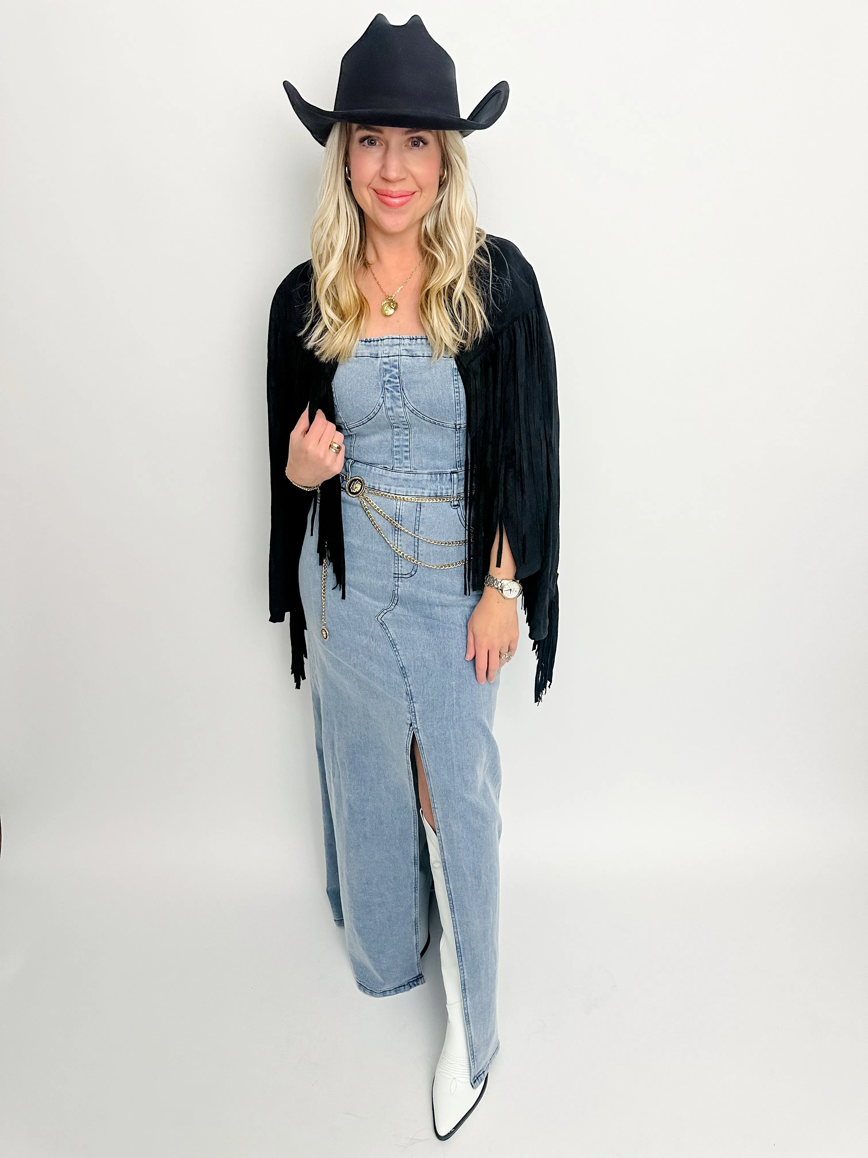 Cowgirl Swing Fringe Jacket sold by Mimosa product image thumbnail 2