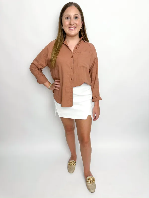 ZS The Perfect Linen Top made by Z Supply