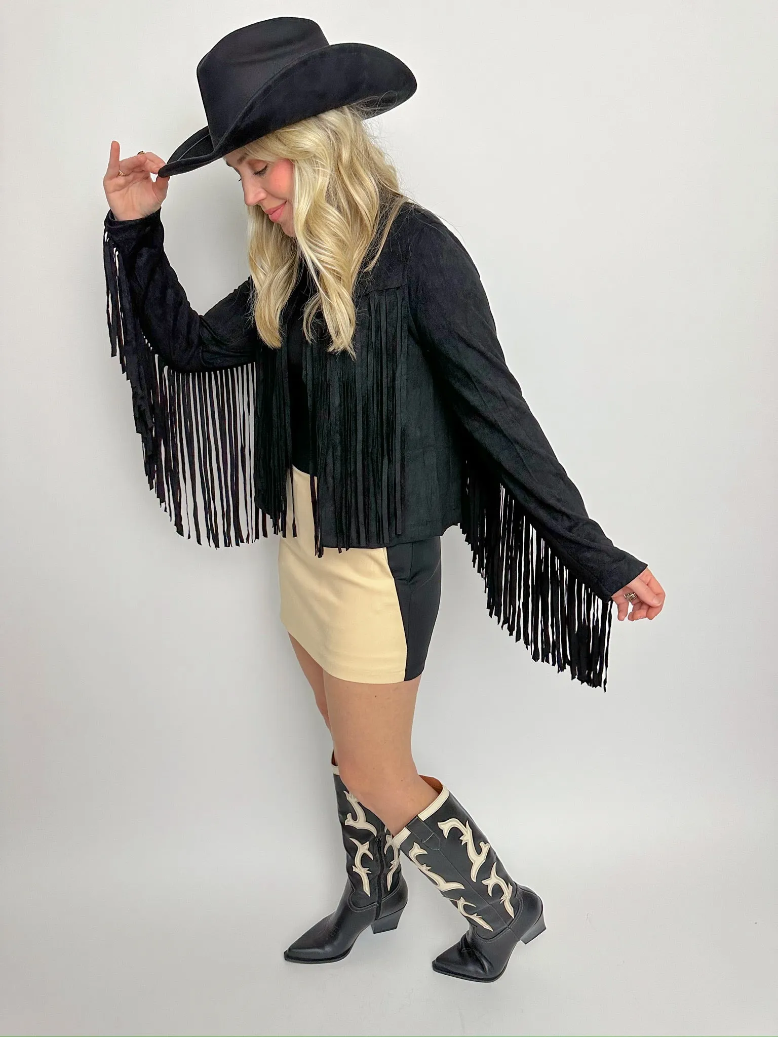 Cowgirl Swing Fringe Jacket sold by Mimosa product image thumbnail 4
