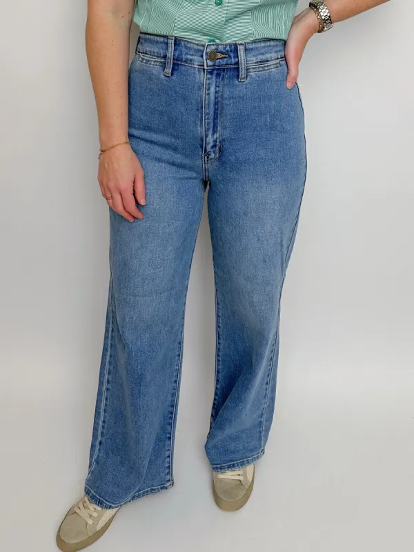 JBD Welt Pocket Wide Leg Jean sold by Mimosa