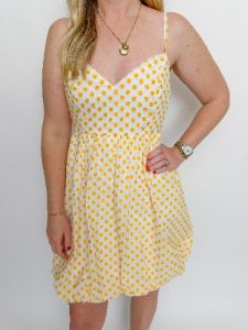 Sunshine Floral Bubble Hem Dress sold by Mimosa