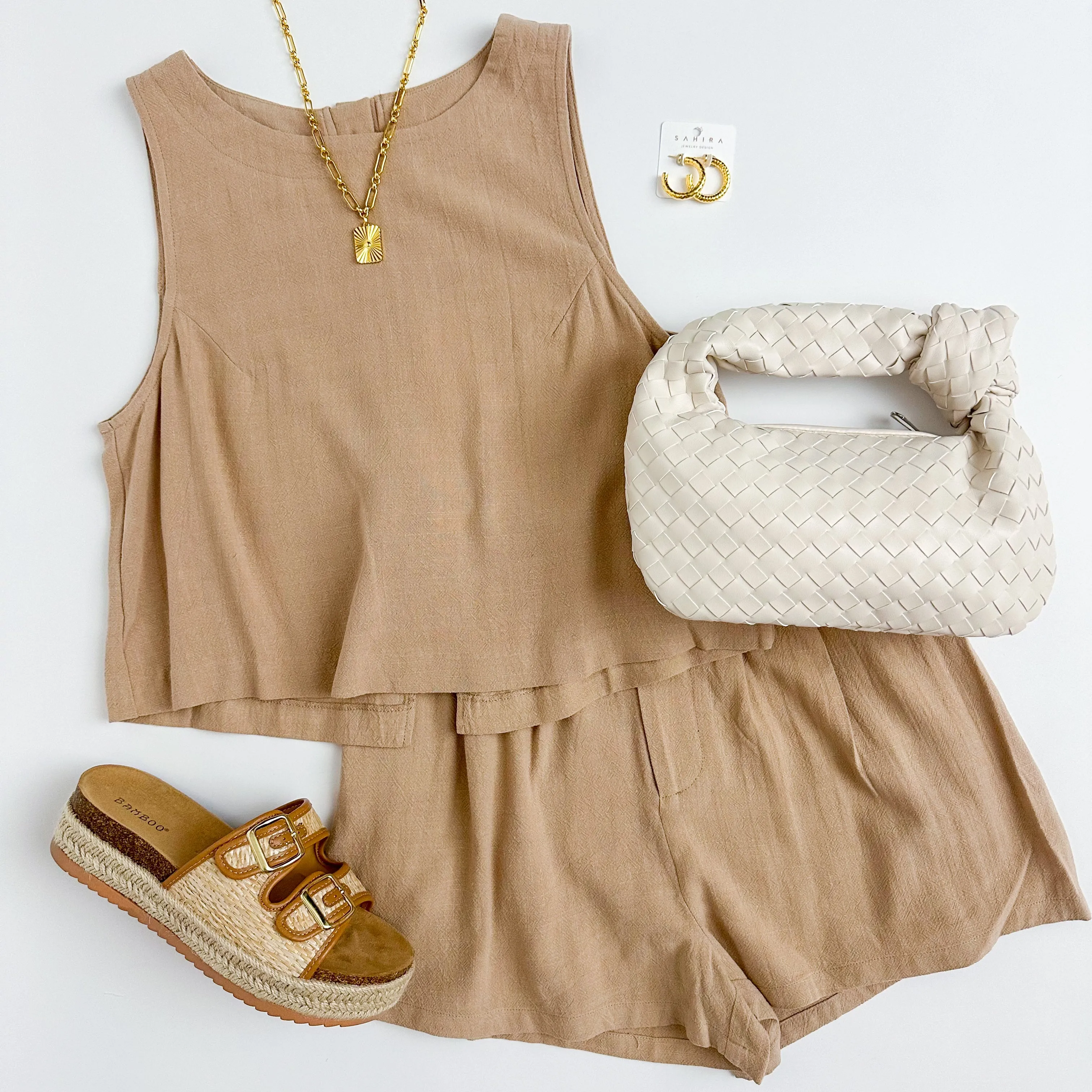 Shoreline Linen Short sold by Mimosa